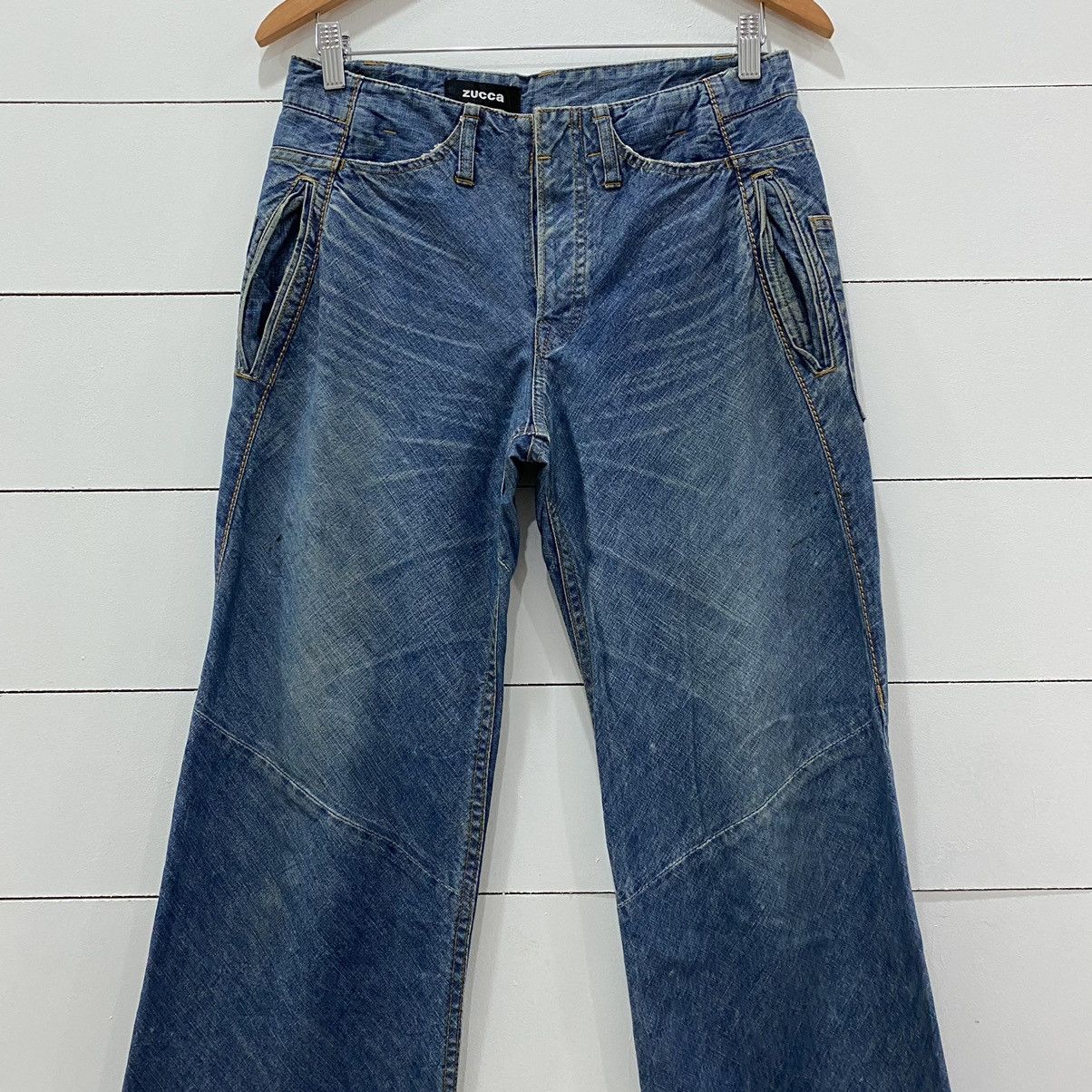 CABANE de ZUCCa Cabane de Zucca Issey Miyake Denim Jeans Size US 30 / EU 46 - 2 Thumbnail