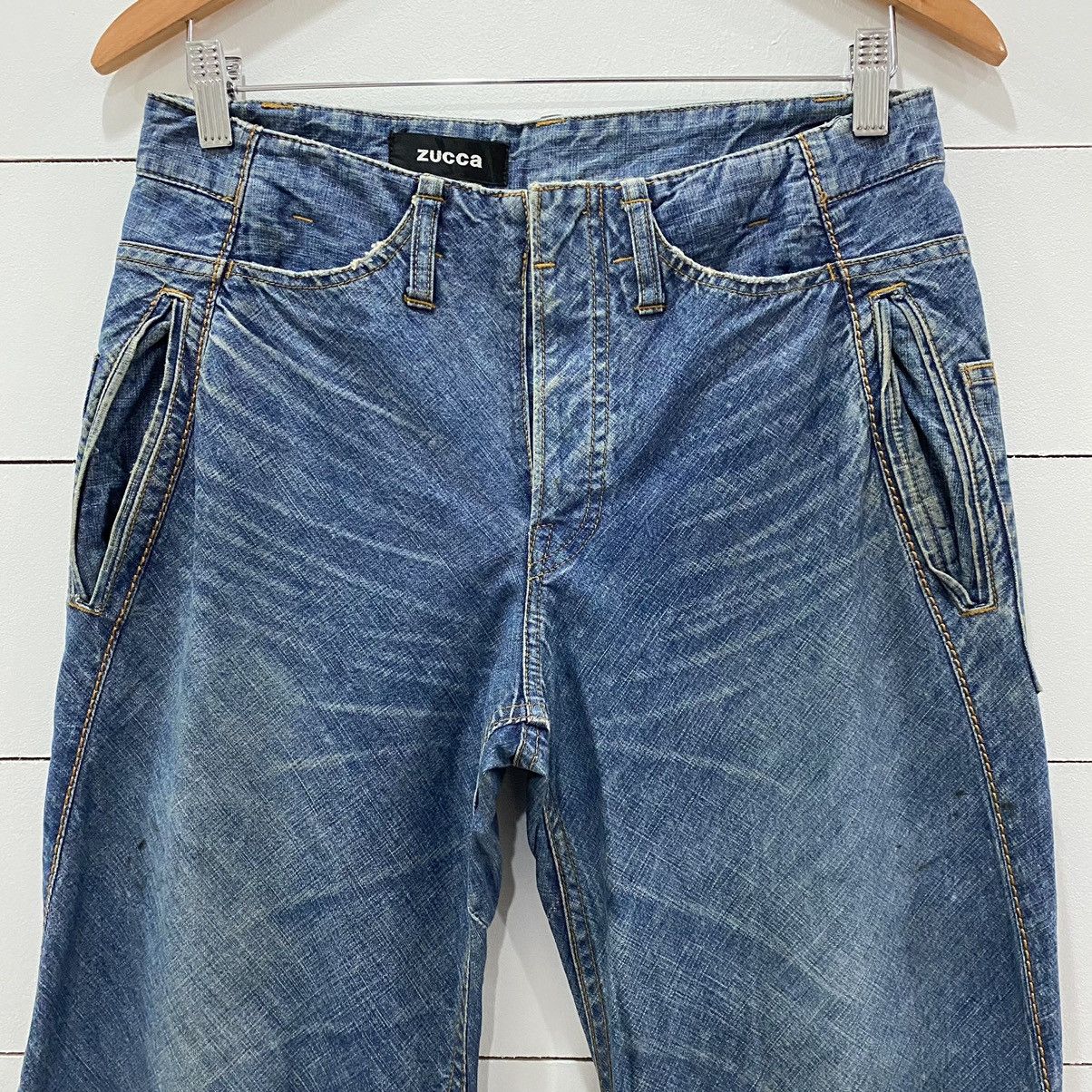 CABANE de ZUCCa Cabane de Zucca Issey Miyake Denim Jeans Size US 30 / EU 46 - 4 Thumbnail