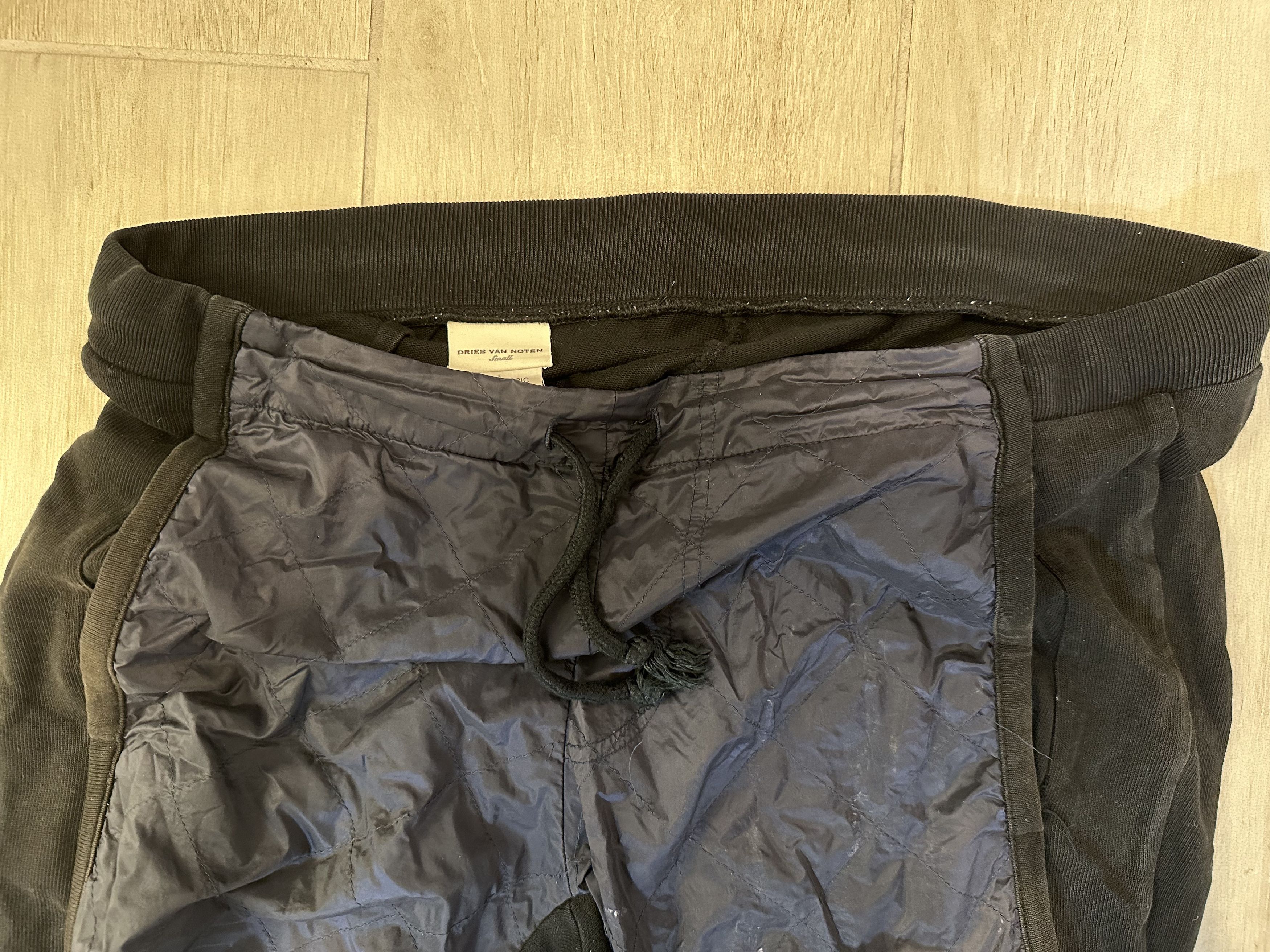 Dries Van Noten DRIES VAN NOTEN TRACK PANT NAVY/BLACK Size US 29 - 3 Thumbnail