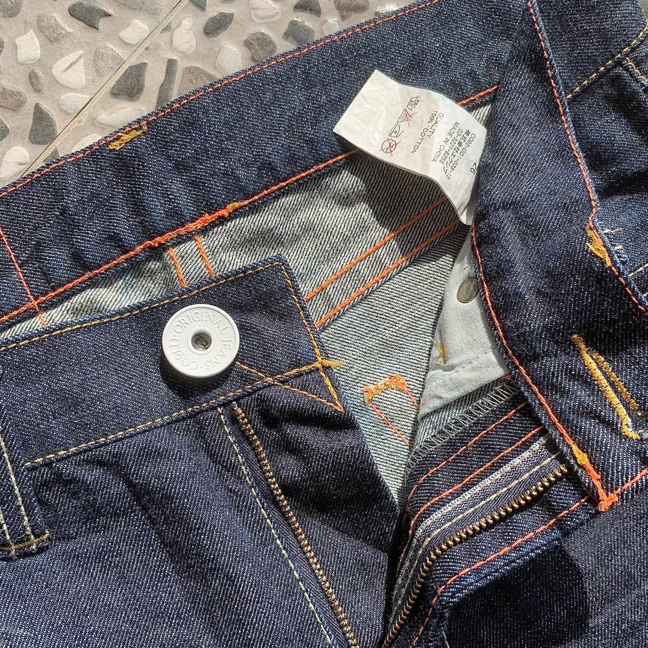 Japanese Brand × Vintage Vintage Co&Lu Big Logo Selvedge Denim Jeans Size US 31 - 6 Thumbnail