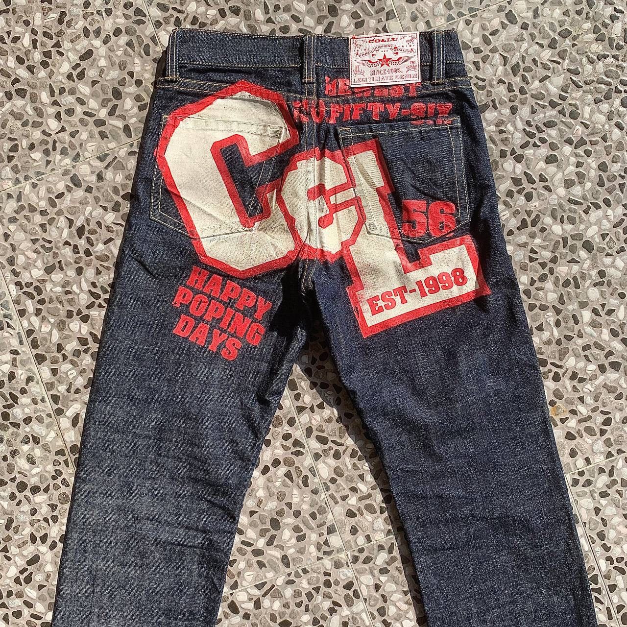 Japanese Brand × Vintage Vintage Co&Lu Big Logo Selvedge Denim Jeans Size US 31 - 3 Thumbnail