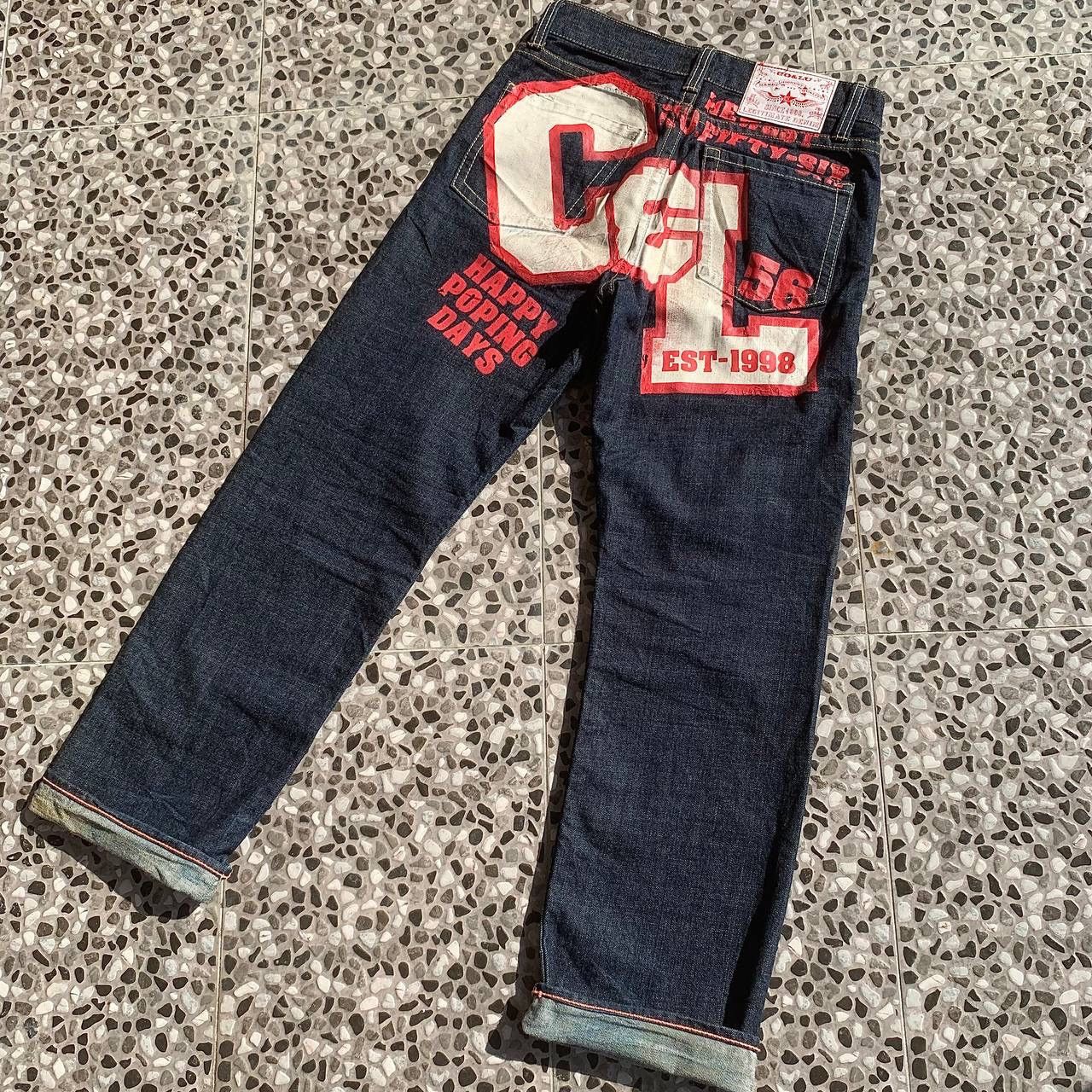 Japanese Brand × Vintage Vintage Co&Lu Big Logo Selvedge Denim Jeans Size US 31 - 2 Thumbnail
