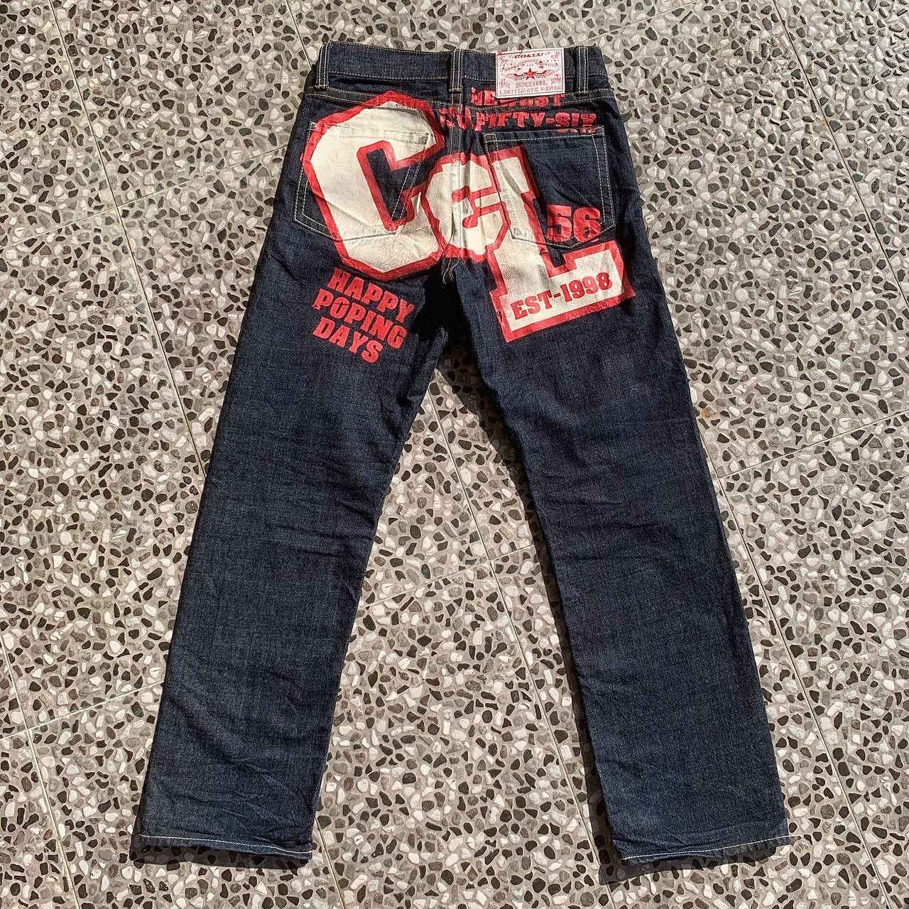 Japanese Brand × Vintage Vintage Co&Lu Big Logo Selvedge Denim Jeans Size US 31 - 1 Thumbnail