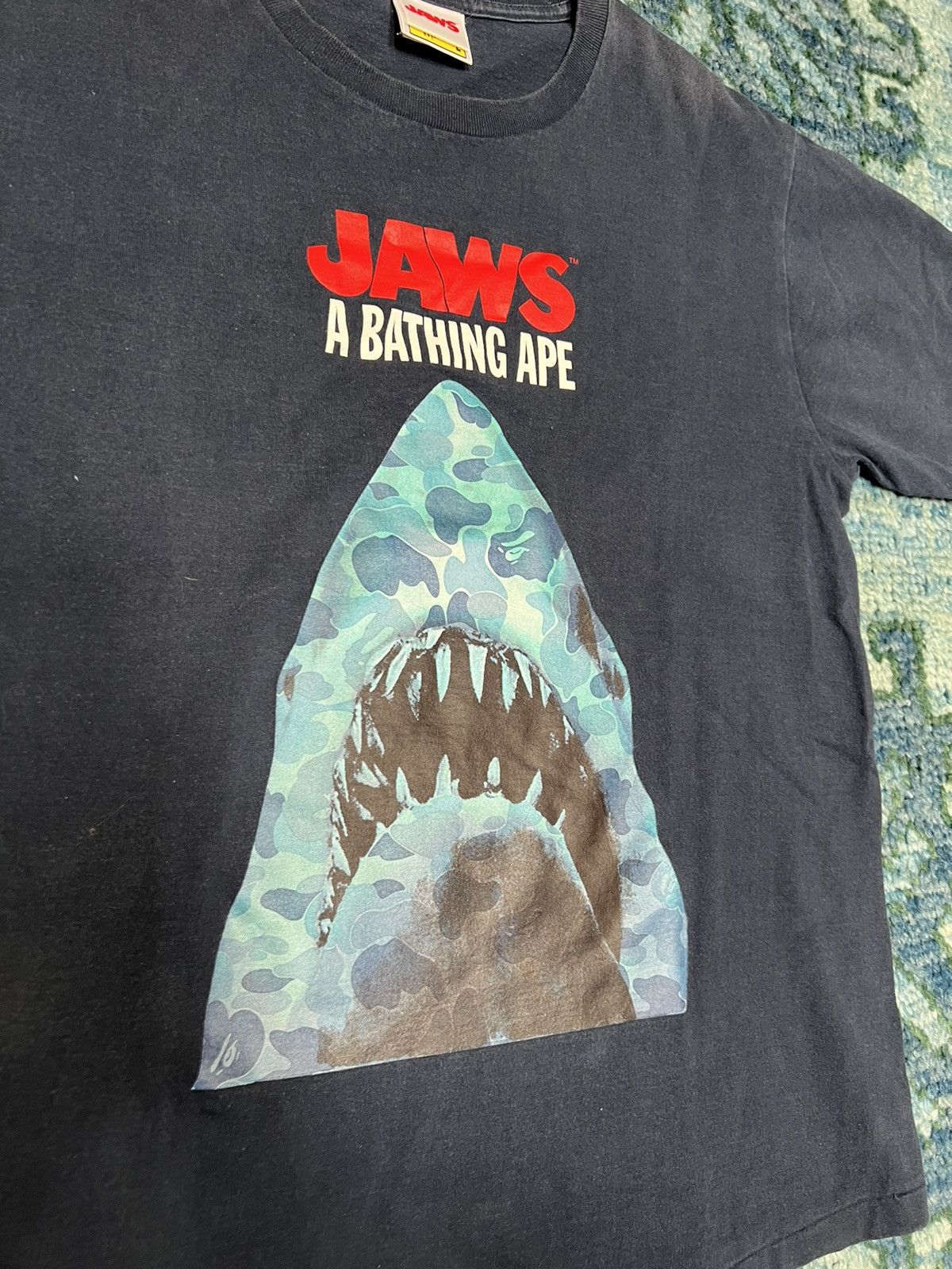 Bape Bape x Jaws Tee Grailed