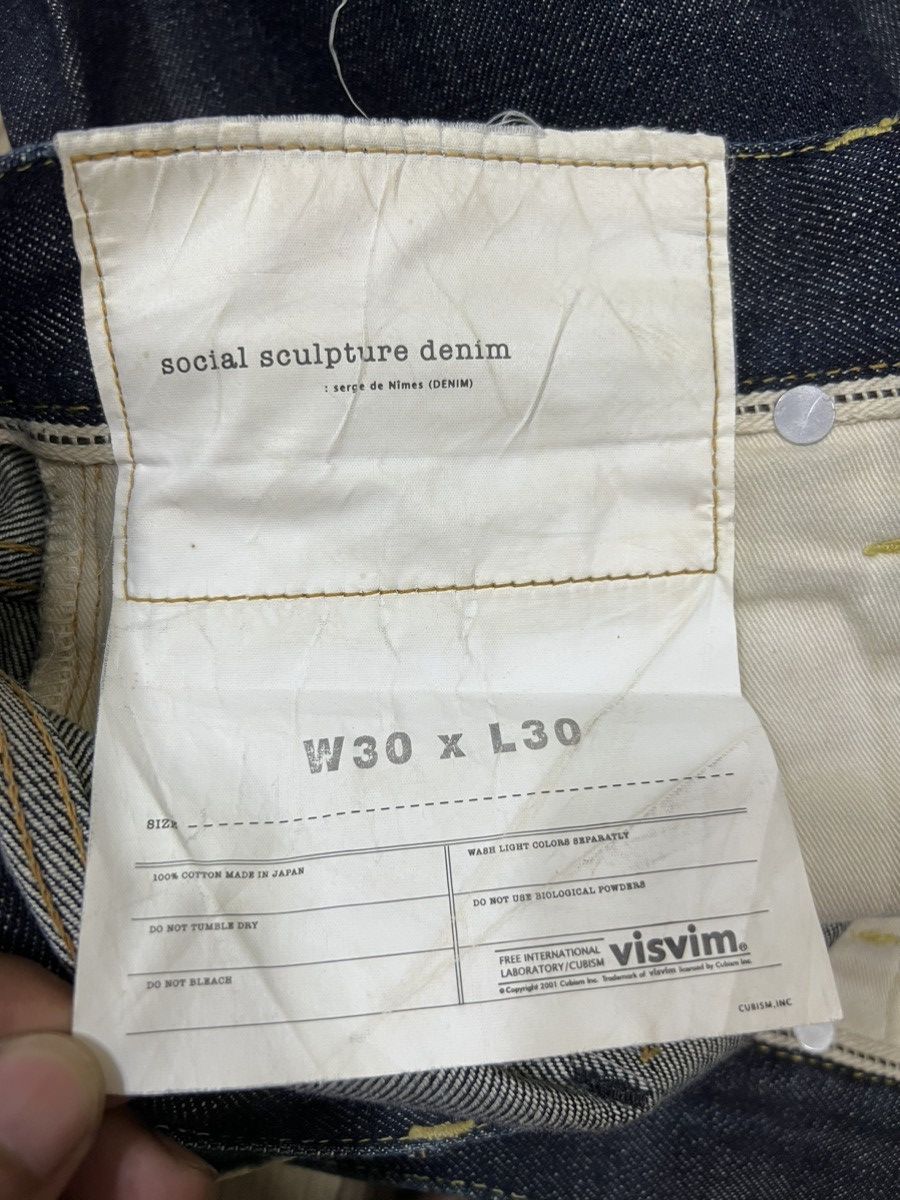Visvim GRAIL🔥Visvim Social Sculpture 01-2R Selvaged Denim Size US 30 / EU 46 - 12 Thumbnail