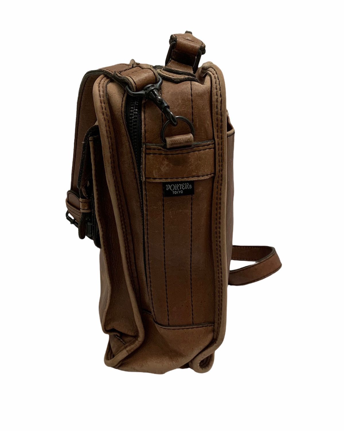 Genuine Leather × Kingsman × Porter Porter Tanker 2way Leather Bag /Briefcase Bag Size ONE SIZE - 2 Thumbnail