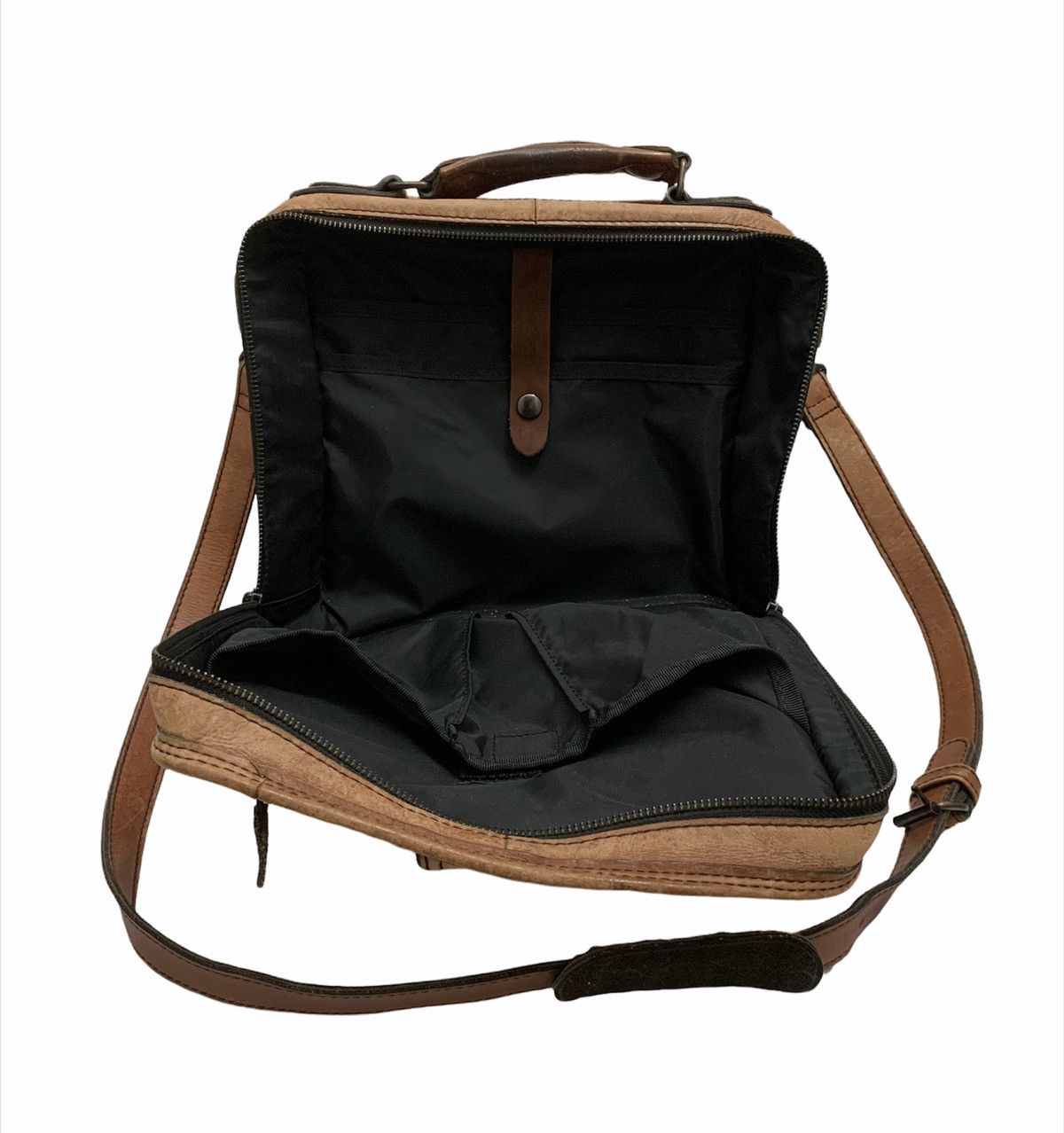 Genuine Leather × Kingsman × Porter Porter Tanker 2way Leather Bag /Briefcase Bag Size ONE SIZE - 6 Thumbnail