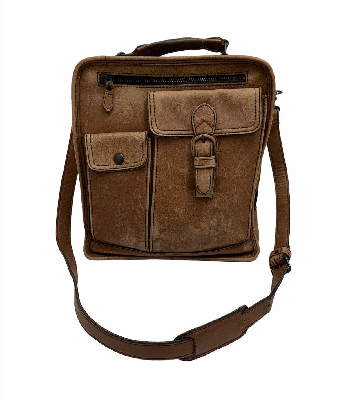 Genuine Leather × Kingsman × Porter Porter Tanker 2way Leather Bag /Briefcase Bag Size ONE SIZE - 1 Thumbnail