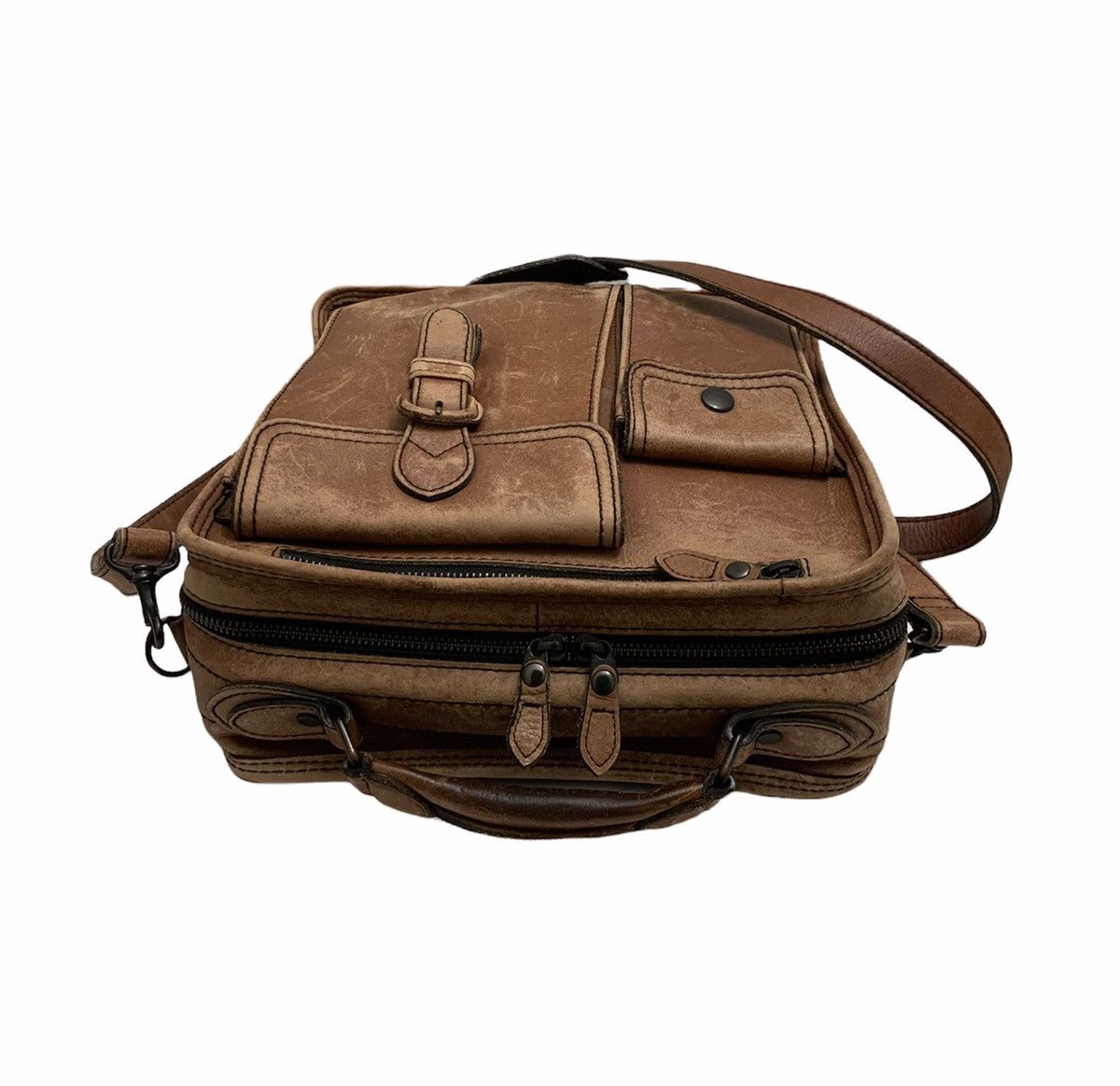 Genuine Leather × Kingsman × Porter Porter Tanker 2way Leather Bag /Briefcase Bag Size ONE SIZE - 5 Thumbnail