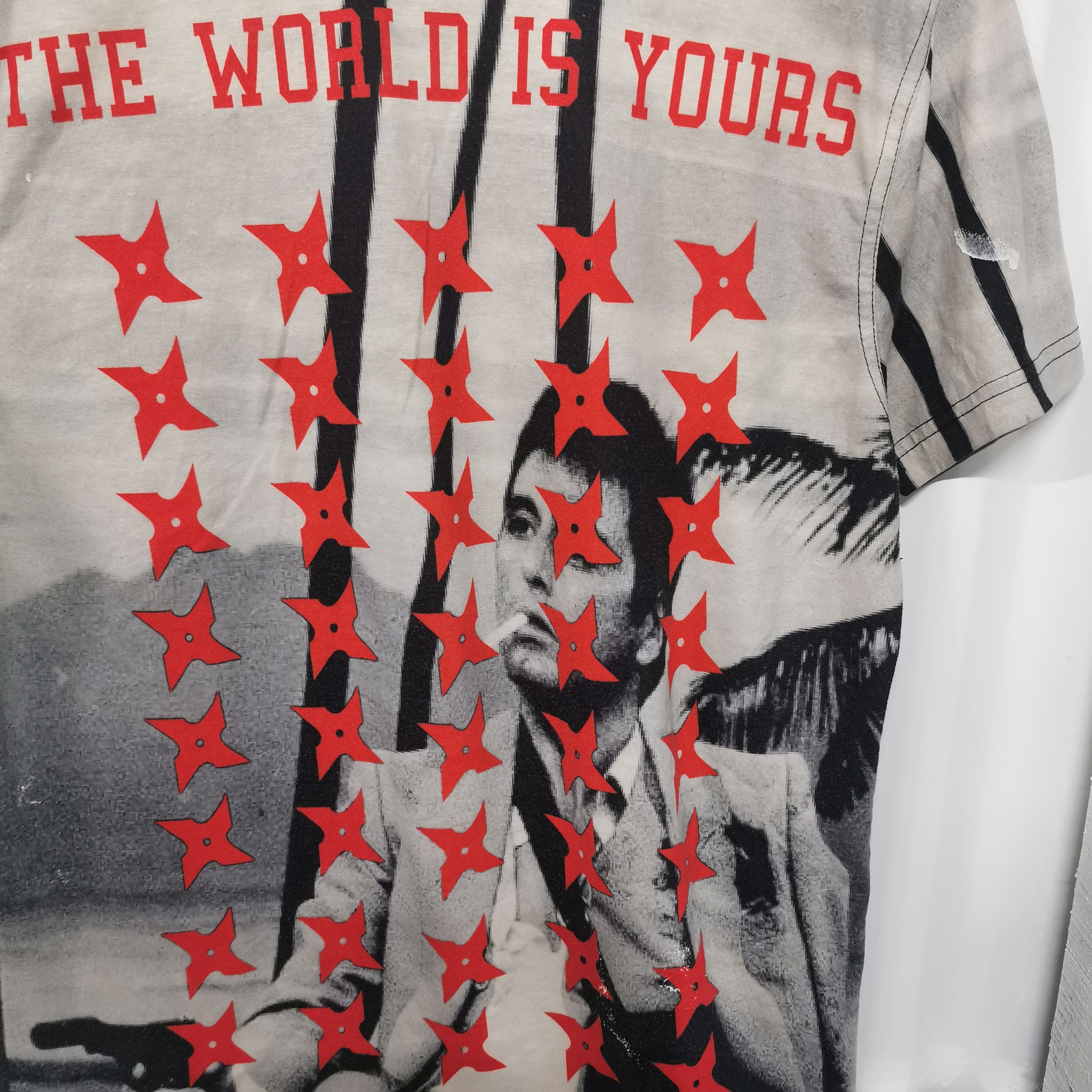 Vintage Rare SCARFACE SEX MONEY WEED FULL PRINT TEE Size US M / EU 48-50 / 2 - 8 Thumbnail