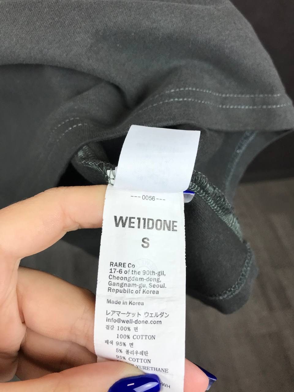 WE11DONE We11done streetwear overprinted tee Size US S / EU 44-46 / 1 - 4 Thumbnail