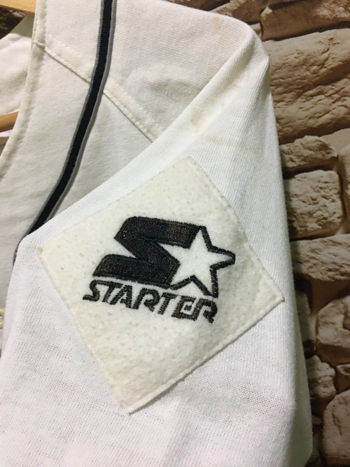 NFL × Starter × Vintage Vintage Starter NFL Button Up Jersey Raiders Football Size US M / EU 48-50 / 2 - 3 Thumbnail