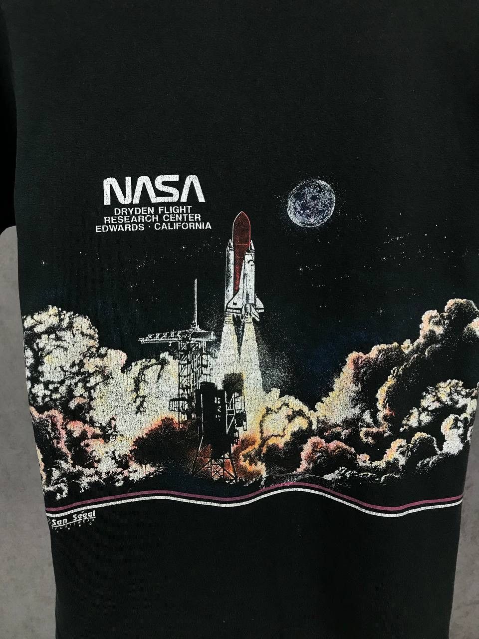 NASA × Vintage NASA 1990 made in USA vintage overprinted tee Size US S / EU 44-46 / 1 - 3 Thumbnail