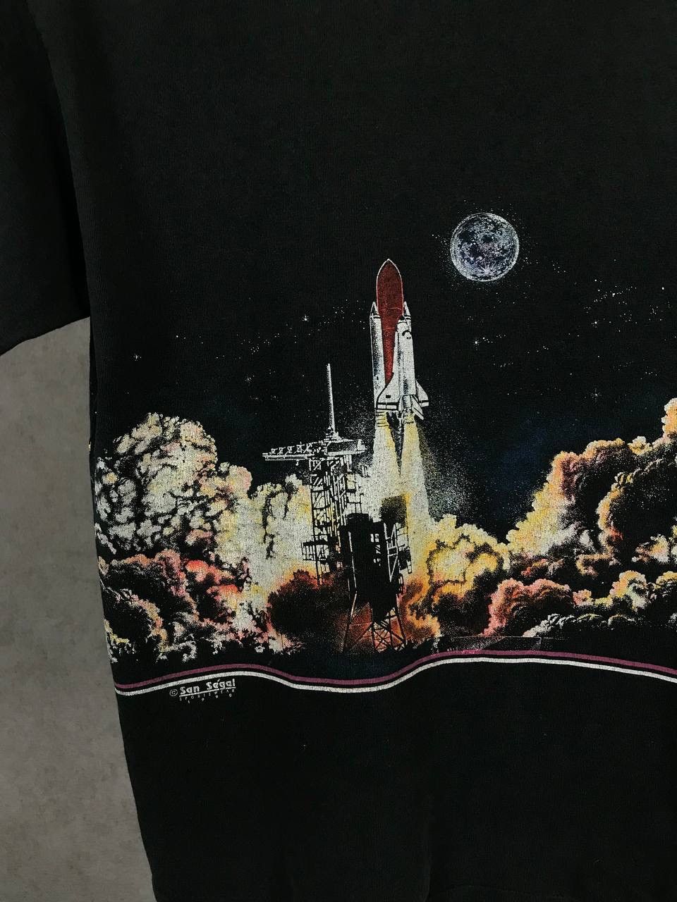 NASA × Vintage NASA 1990 made in USA vintage overprinted tee Size US S / EU 44-46 / 1 - 7 Thumbnail