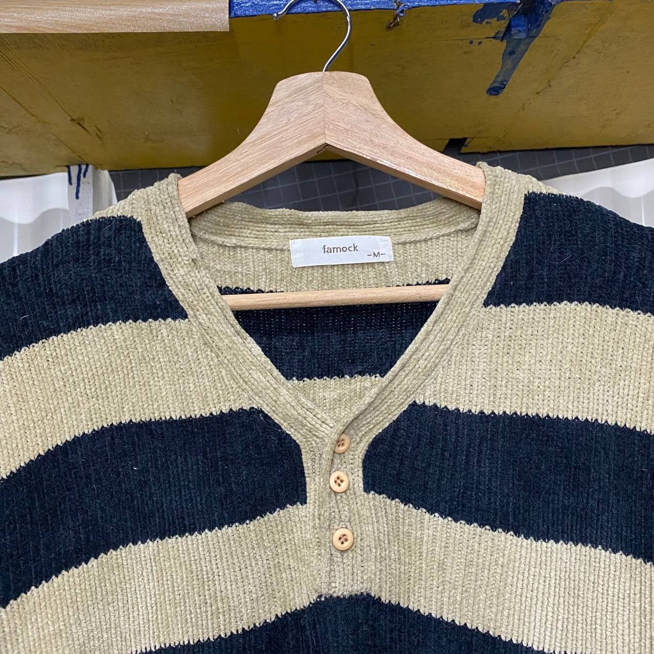 Japanese Brand Vintage stripe knitwear Size US M / EU 48-50 / 2 - 3 Thumbnail