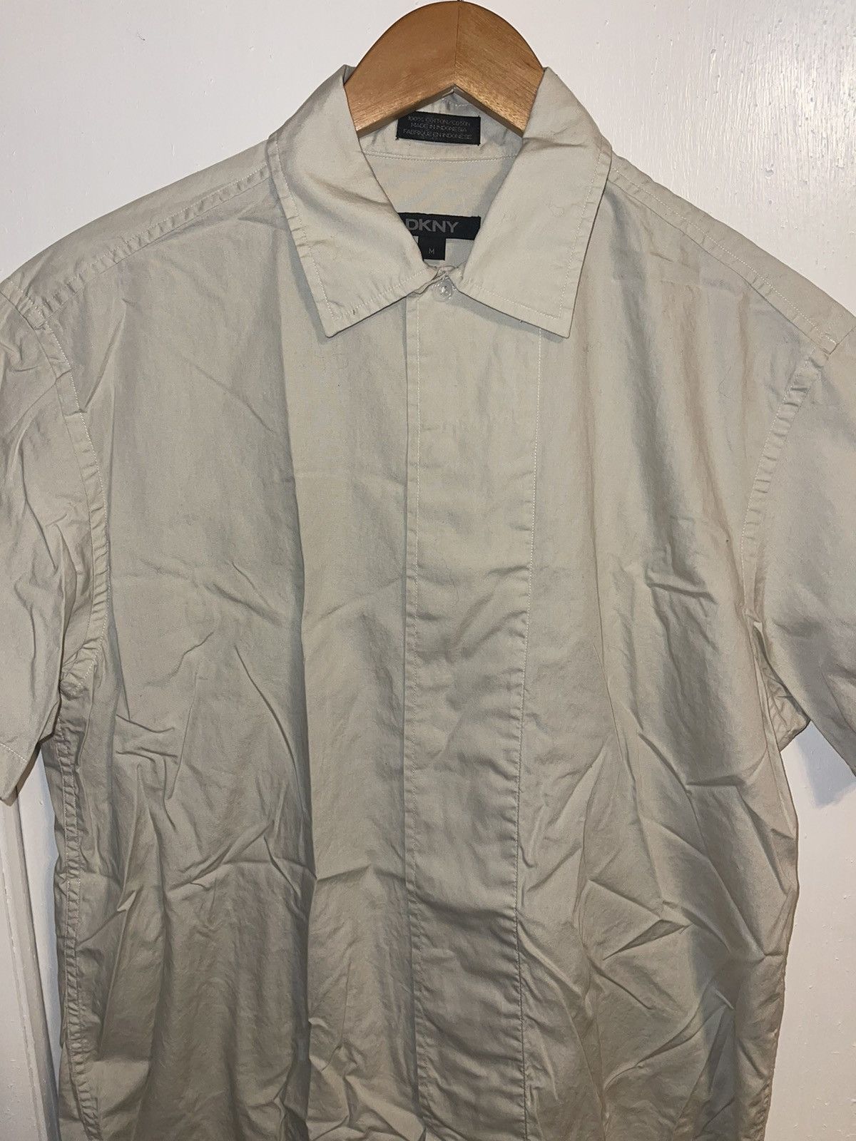 DKNY Vintage DKNY Shirt Size US M / EU 48-50 / 2 - 2 Thumbnail