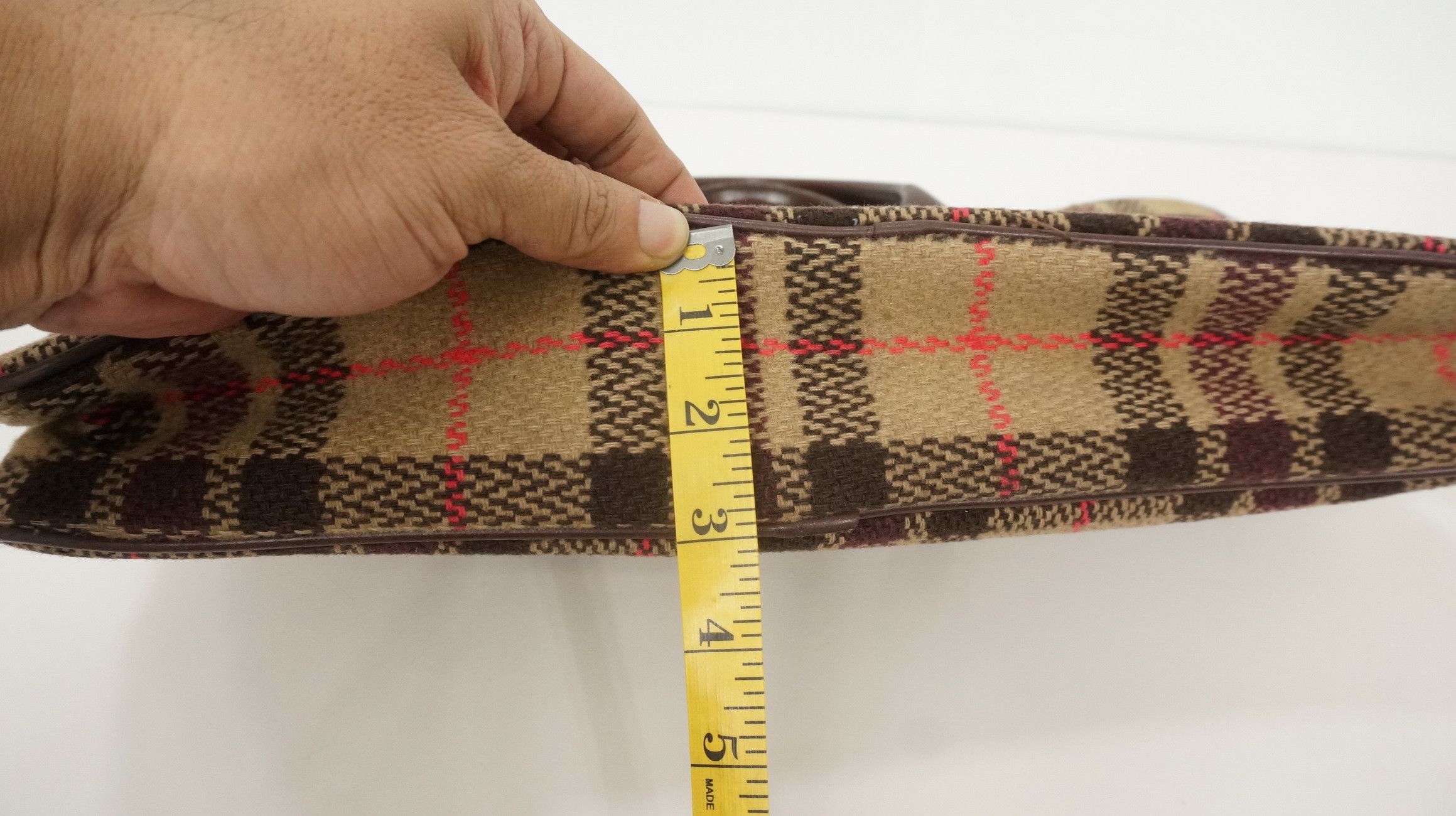 Japanese Brand PPFM Japan Tartan Zipper tote bag Size ONE SIZE - 11 Thumbnail