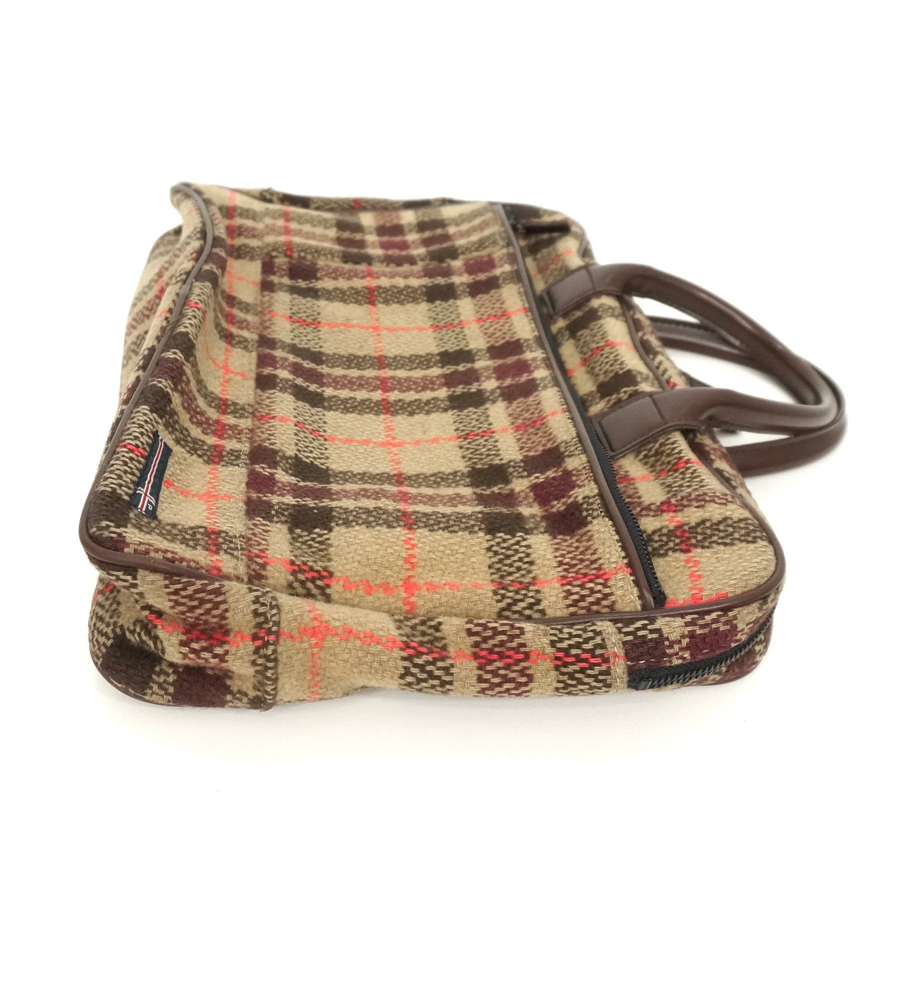 Japanese Brand PPFM Japan Tartan Zipper tote bag Size ONE SIZE - 3 Thumbnail