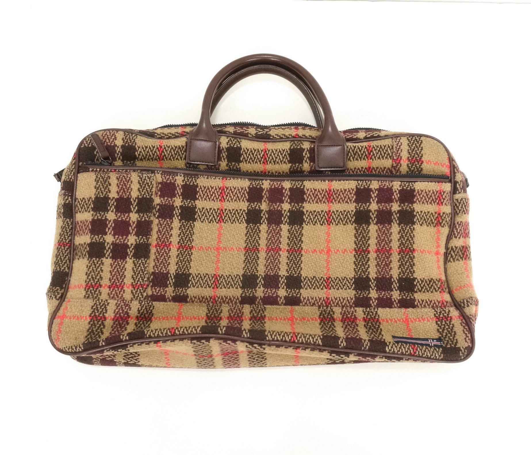 Japanese Brand PPFM Japan Tartan Zipper tote bag Size ONE SIZE - 1 Thumbnail