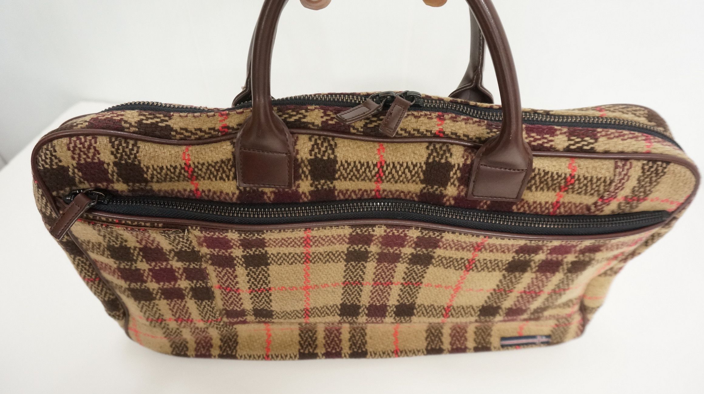 Japanese Brand PPFM Japan Tartan Zipper tote bag Size ONE SIZE - 5 Thumbnail