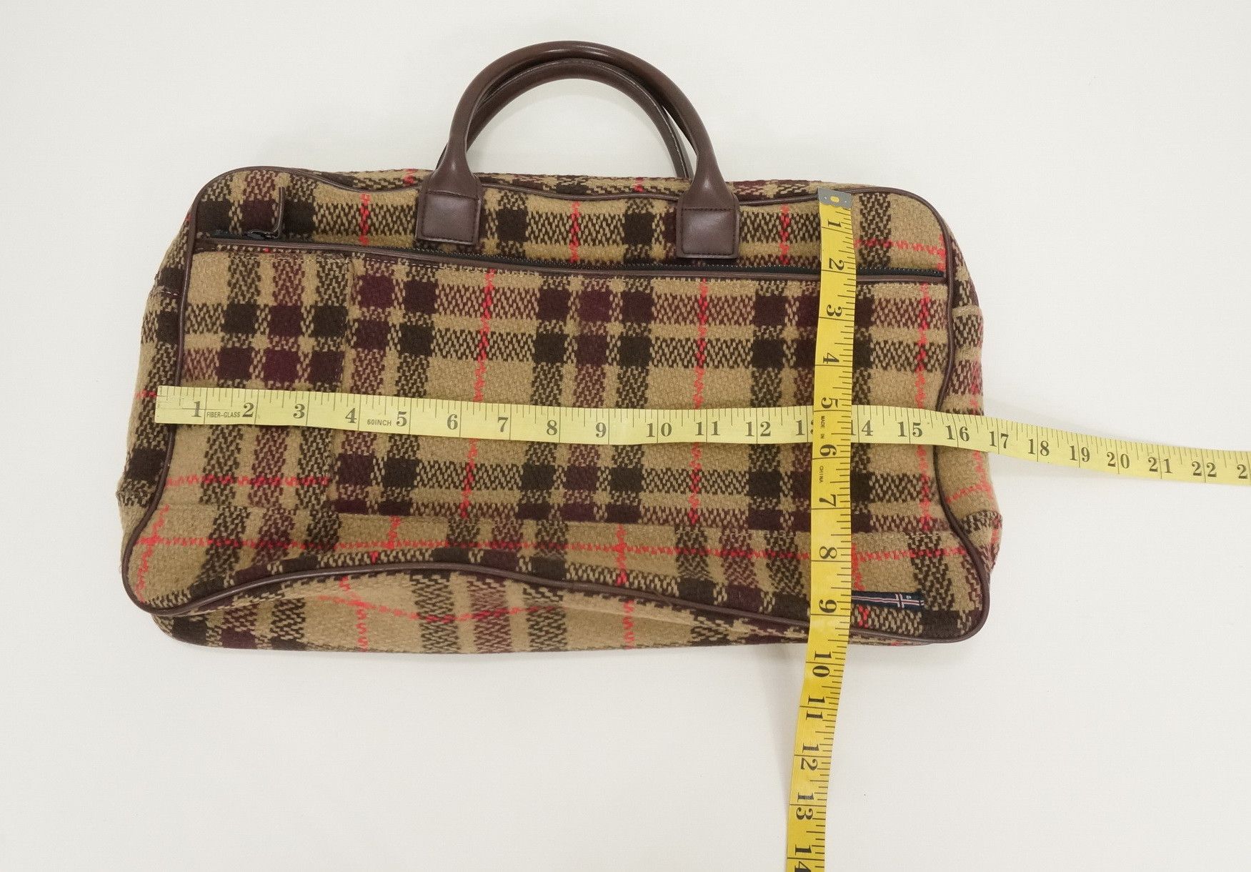 Japanese Brand PPFM Japan Tartan Zipper tote bag Size ONE SIZE - 10 Thumbnail