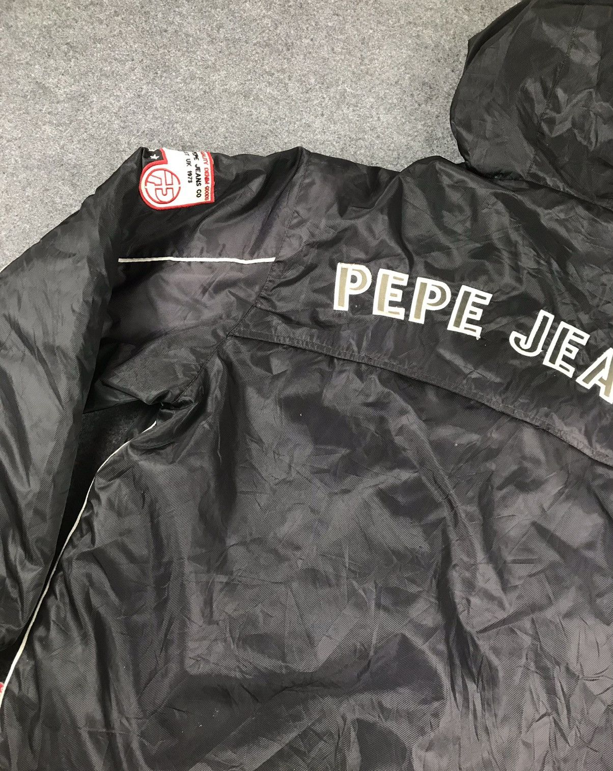 Japanese Brand × Pepe Jeans × Vintage Very rare Vintage 90's Pepe Jeans Streetwear Bomber jacket Size US XXL / EU 58 / 5 - 12 Thumbnail