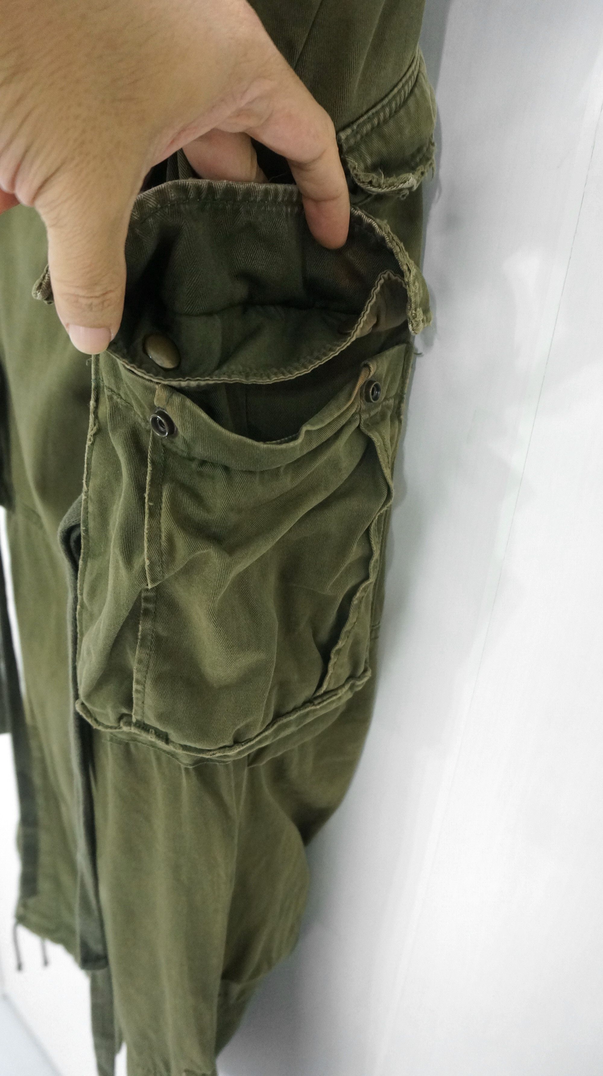 Japanese Brand VTG 🔥 MANGROVE Japan Distressed Tactical Bondage Cargo Pant Size US 31 - 11 Thumbnail