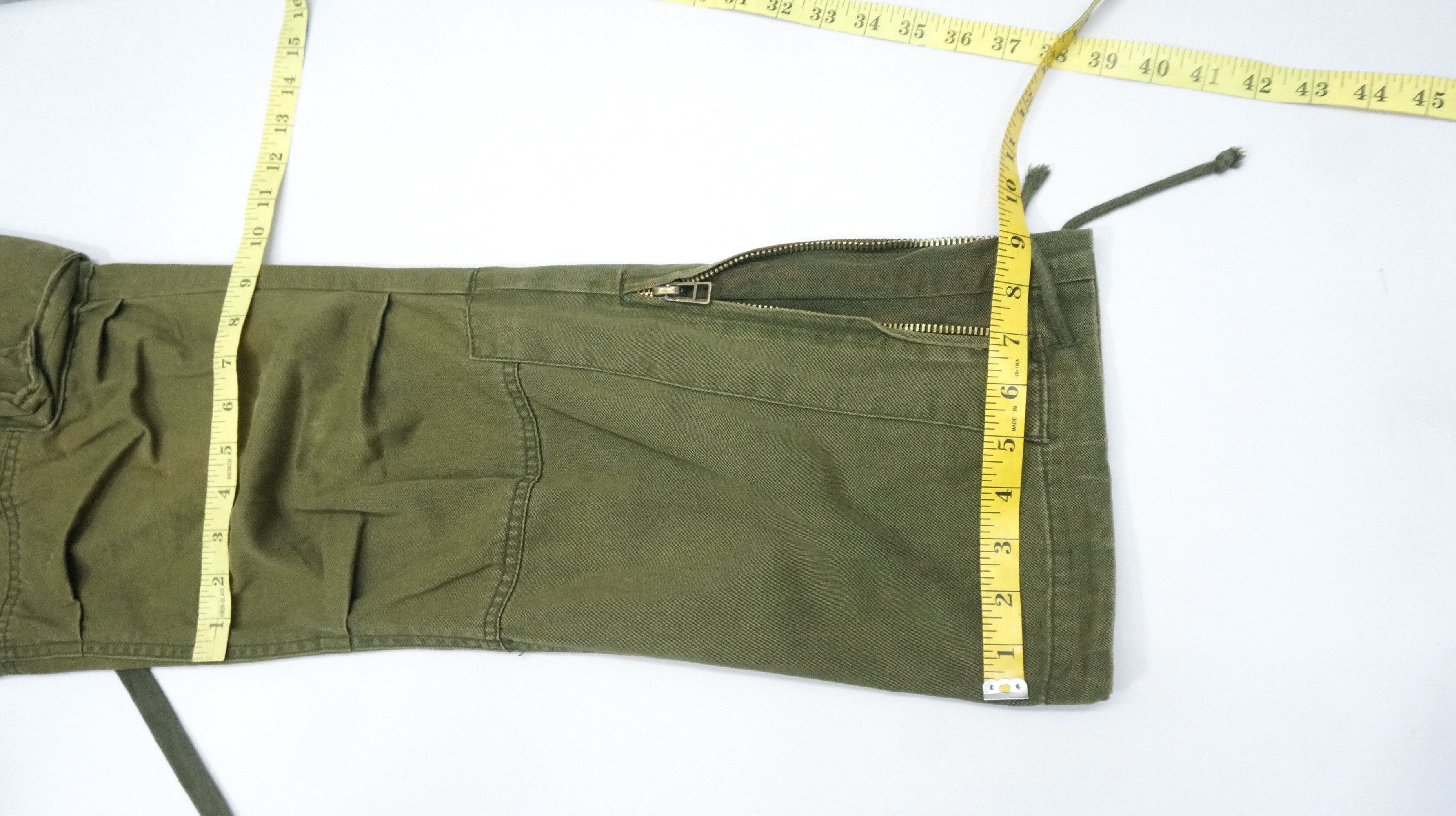 Japanese Brand VTG 🔥 MANGROVE Japan Distressed Tactical Bondage Cargo Pant Size US 31 - 15 Thumbnail