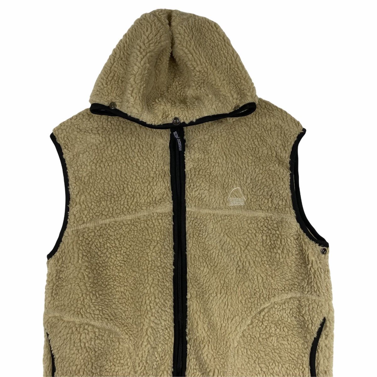 Sierra Designs × Vintage VINTAGE SIERRA DESIGNS FLEECE ZIPPER HOODIE VEST SLEEVELESS Size US M / EU 48-50 / 2 - 5 Thumbnail