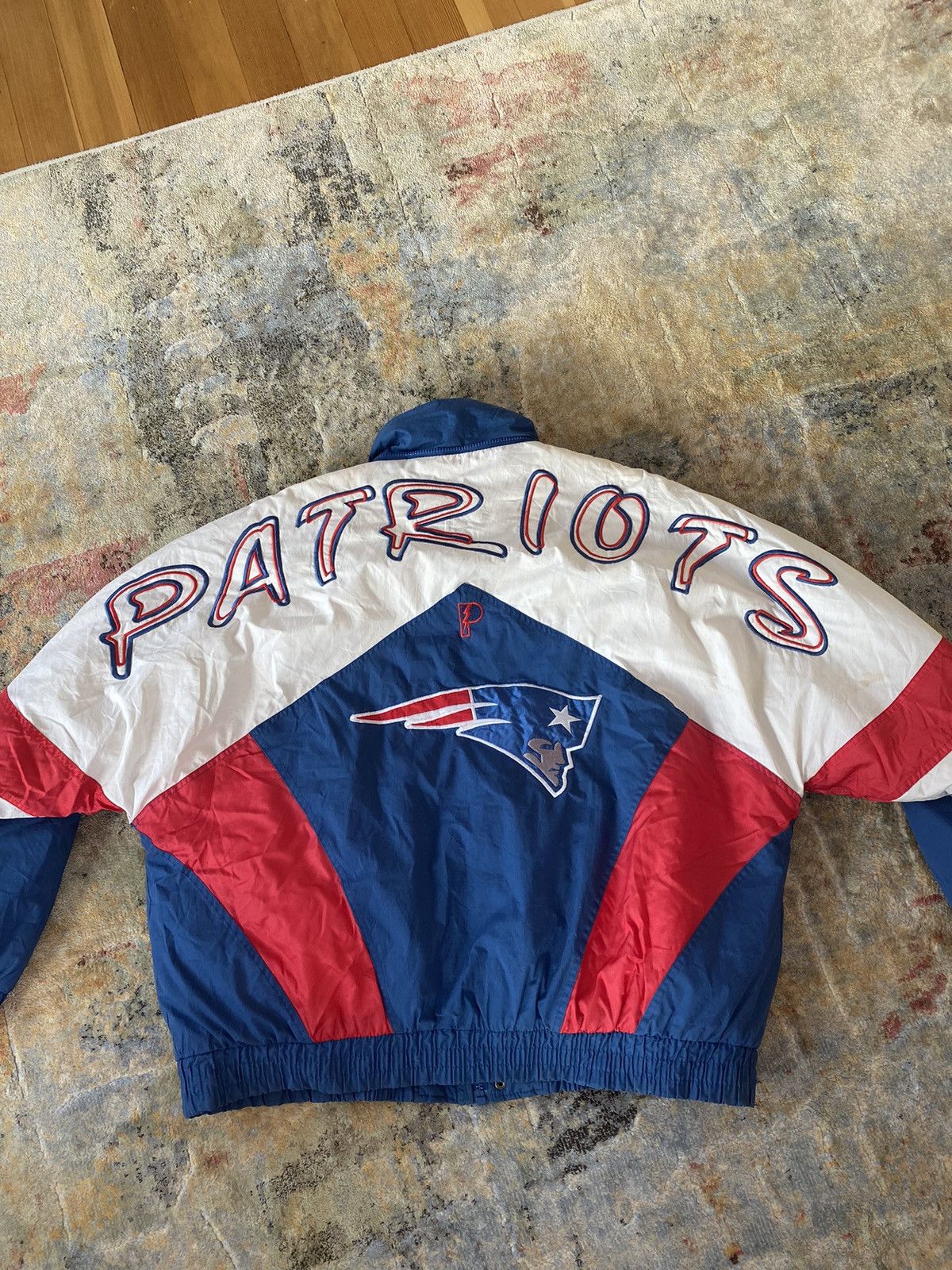 Vintage New England high quality Patriots Pro Player Reversible Jacket