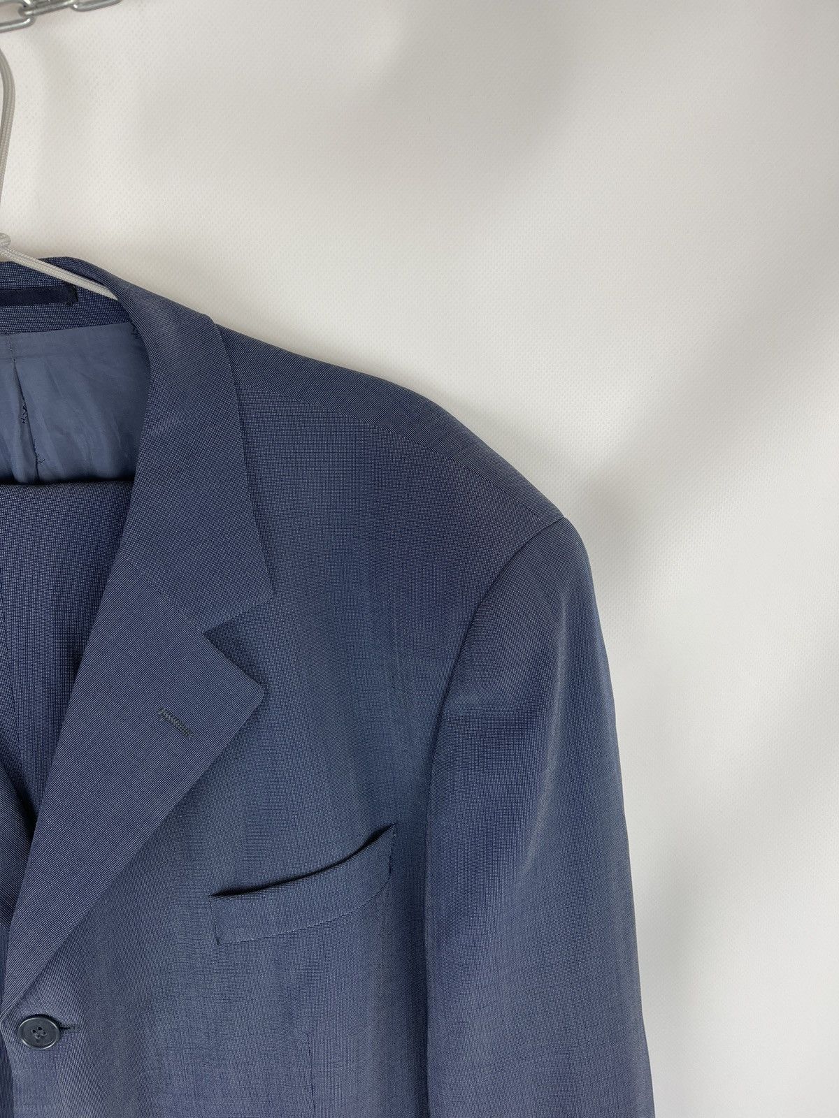 Vintage Yves Saint Laurent pour homme wool shimmer vntg 2 pcs suit Size 46R - 9 Thumbnail
