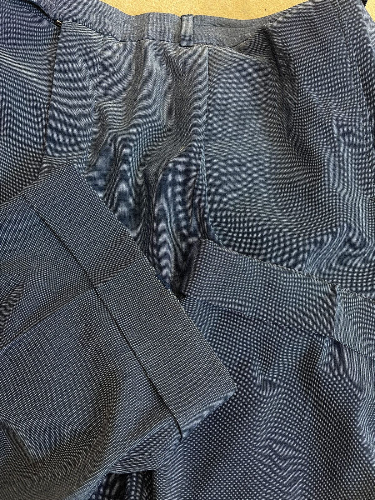 Vintage Yves Saint Laurent pour homme wool shimmer vntg 2 pcs suit Size 46R - 25 Thumbnail