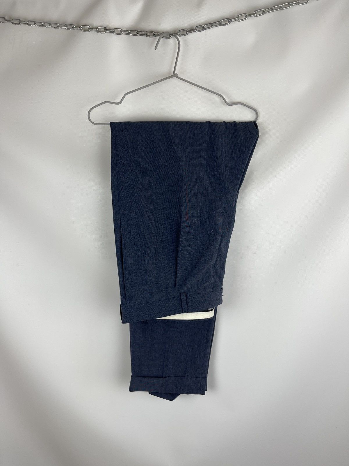 Vintage Yves Saint Laurent pour homme wool shimmer vntg 2 pcs suit Size 46R - 19 Thumbnail