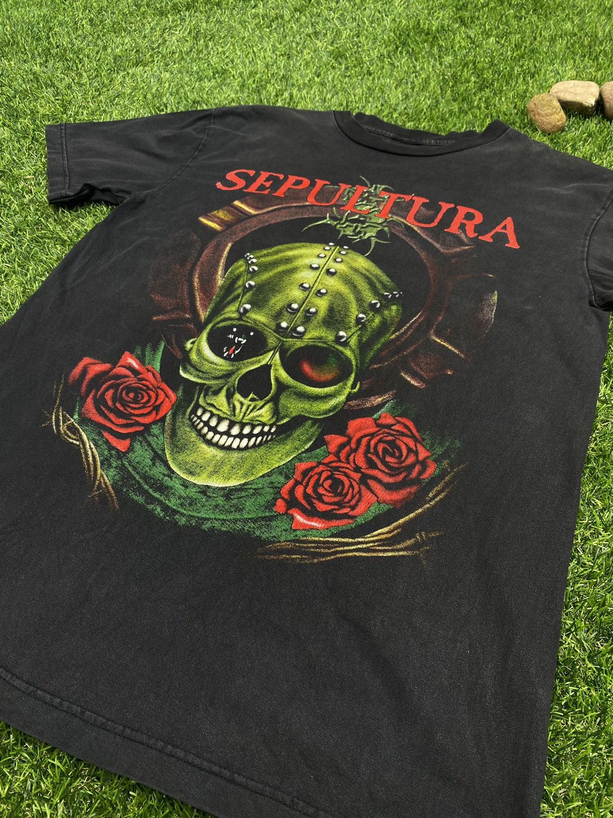 Band Tees Vintage Sepultura Punk Rock Band Heavy Metal Tees T Shirts Size US M / EU 48-50 / 2 - 2 Thumbnail