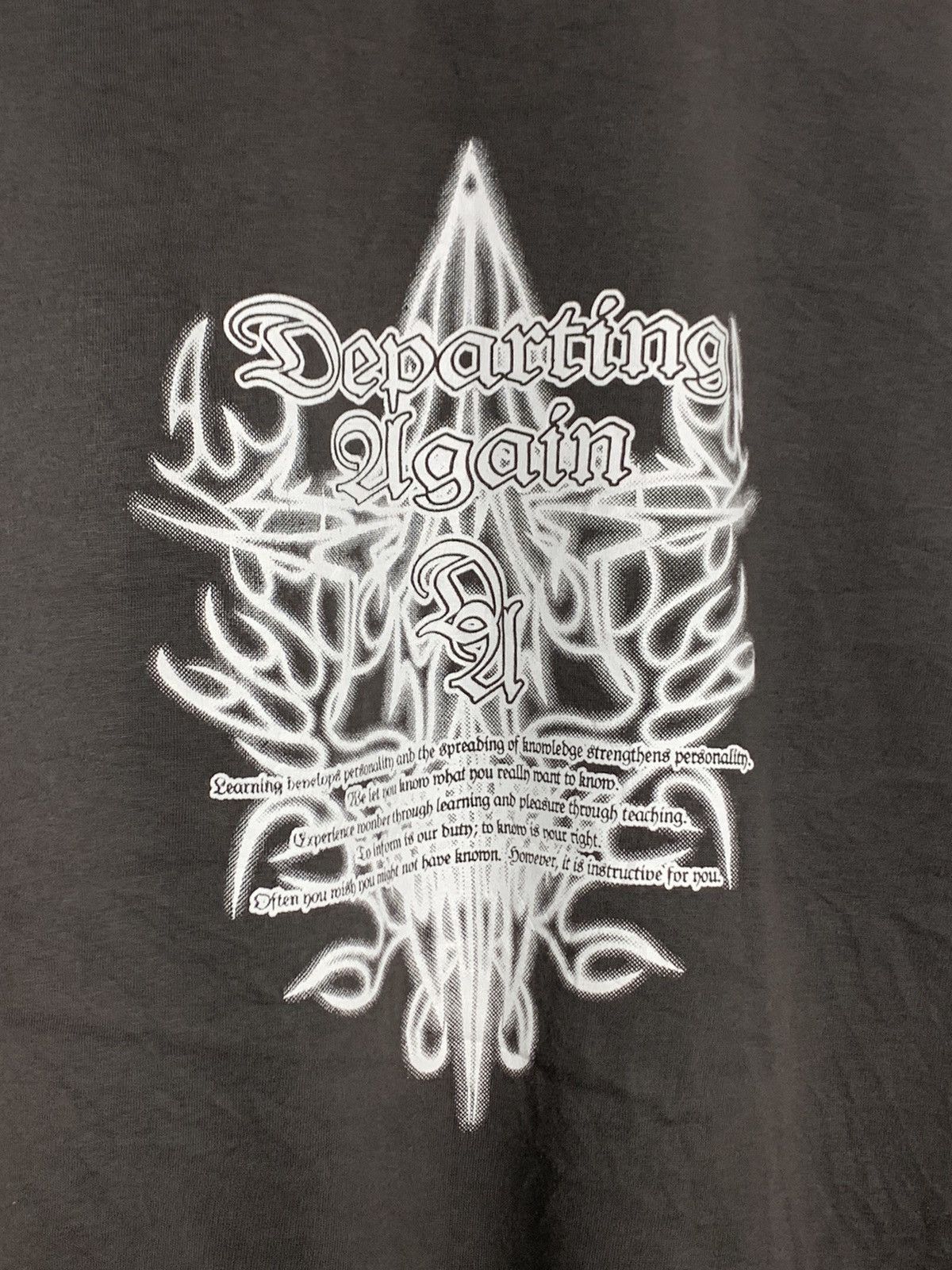 Japanese Brand Vintage Sunfaded Delufoam Departing Again Crewneck Size US XL / EU 56 / 4 - 5 Thumbnail
