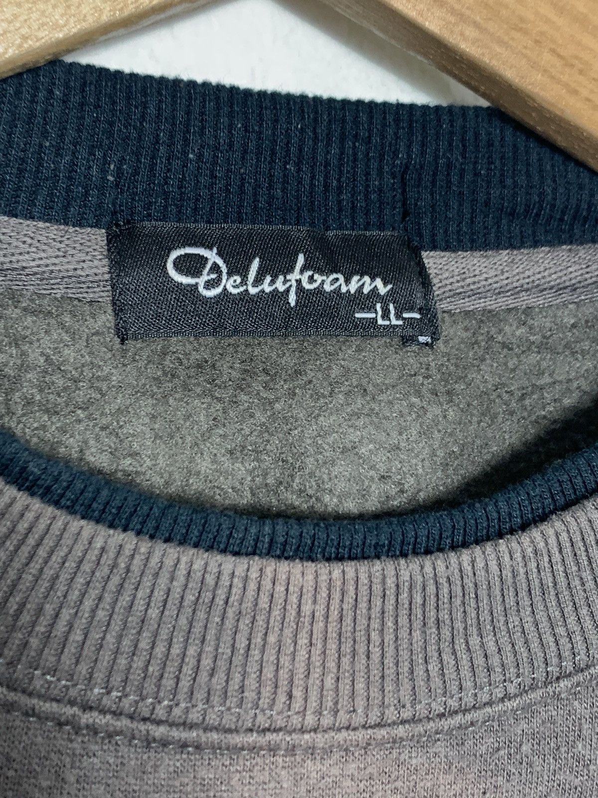 Japanese Brand Vintage Sunfaded Delufoam Departing Again Crewneck Size US XL / EU 56 / 4 - 7 Thumbnail
