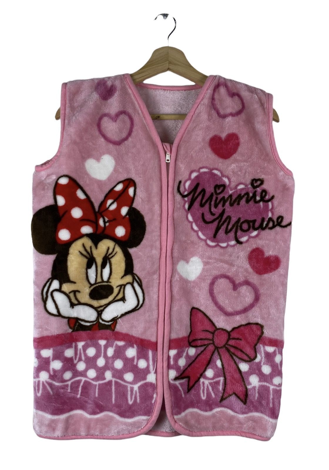 OFFER 🔥 Minnie Mouse Fleece Sherpa Zip Up Vest