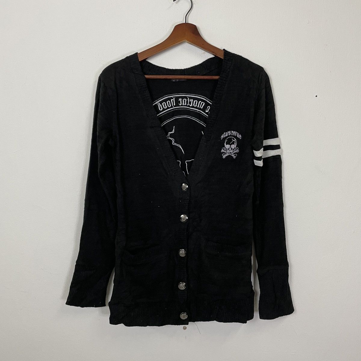 Other PICK‼️Vintage Cornflake Spellout Skulls Cardingan Size US XS / EU 42 / 0 - 7 Thumbnail