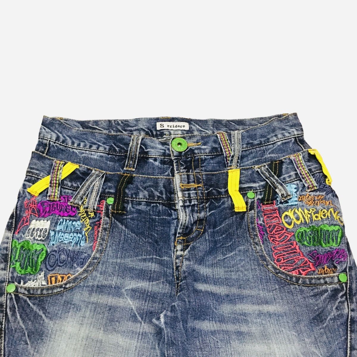 Designer × Japanese Brand × Vintage Vintage Japanese Brand Sorridere Double Waist Jeans 2000s Size US 32 / EU 48 - 3 Thumbnail