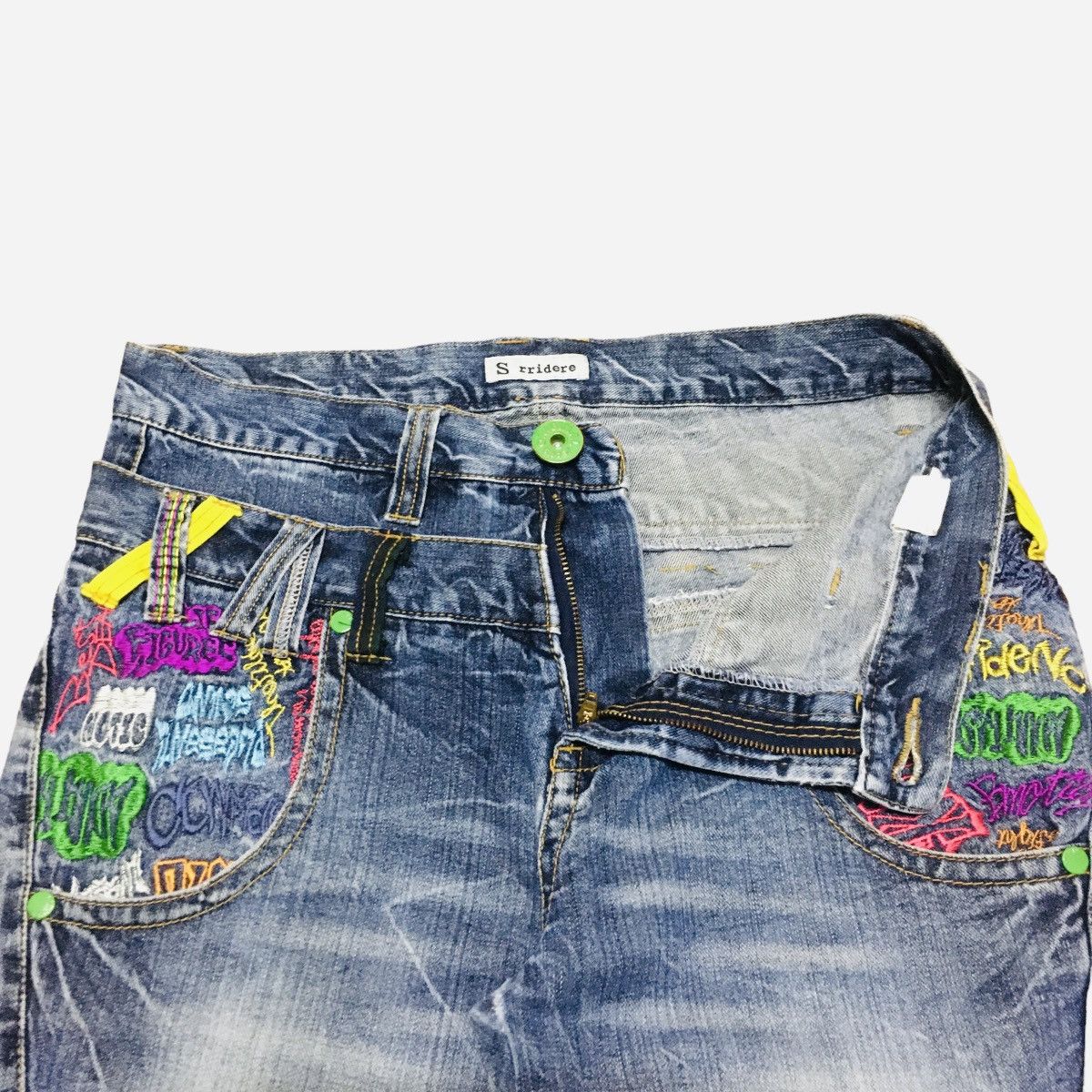 Designer × Japanese Brand × Vintage Vintage Japanese Brand Sorridere Double Waist Jeans 2000s Size US 32 / EU 48 - 7 Thumbnail