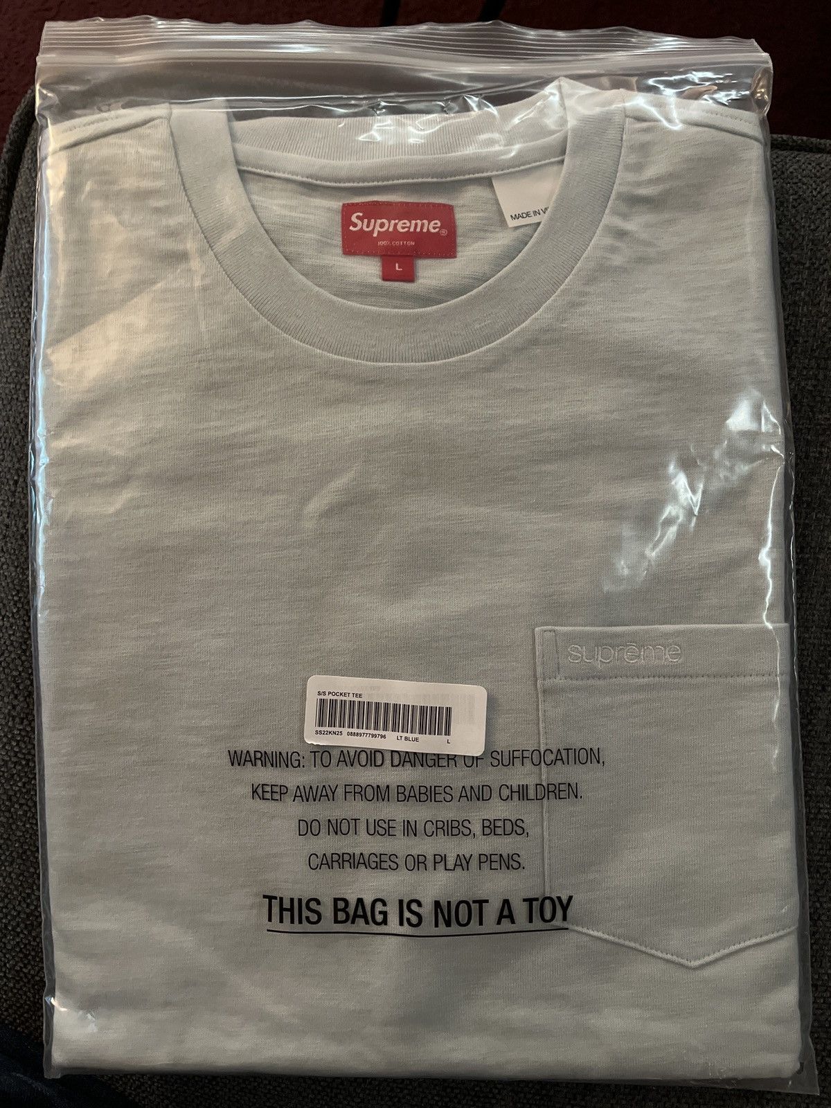 Supreme Supreme S/S pocket tee Size US L / EU 52-54 / 3 - 1 Thumbnail