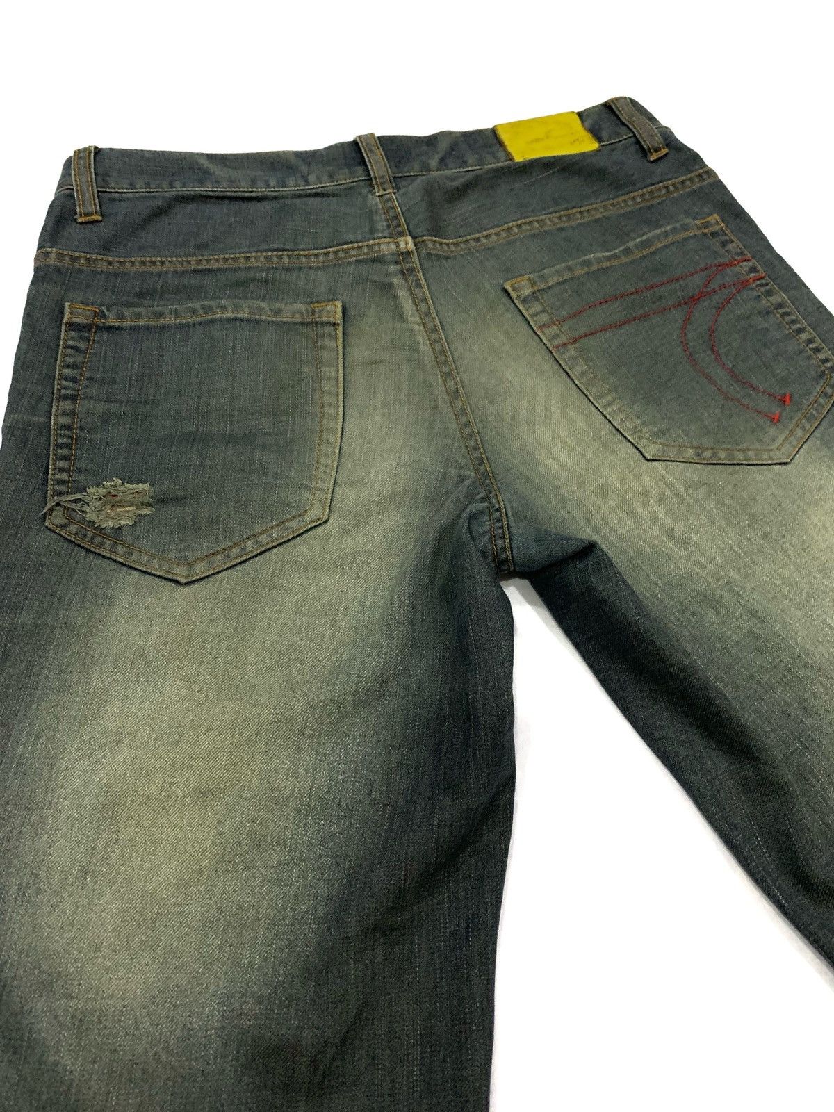 Issey Miyake × Japanese Brand × Tete Homme Tete Homme short Denim Size US 30 / EU 46 - 7 Thumbnail