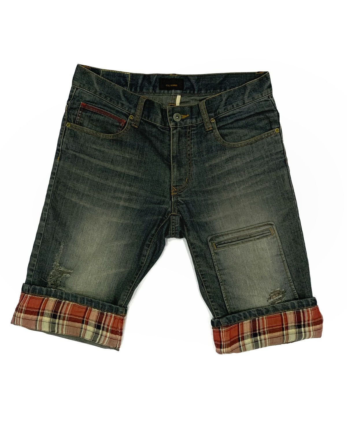 Issey Miyake × Japanese Brand × Tete Homme Tete Homme short Denim Size US 30 / EU 46 - 3 Thumbnail