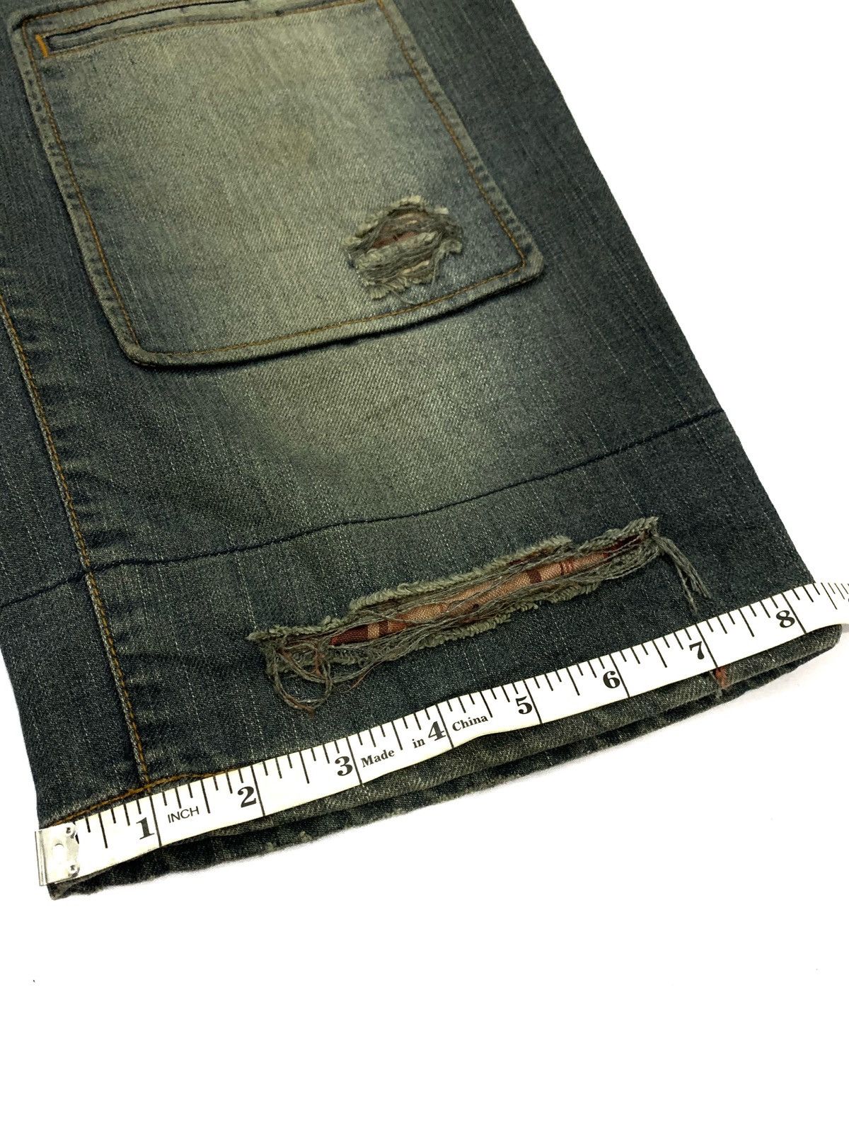 Issey Miyake × Japanese Brand × Tete Homme Tete Homme short Denim Size US 30 / EU 46 - 12 Thumbnail