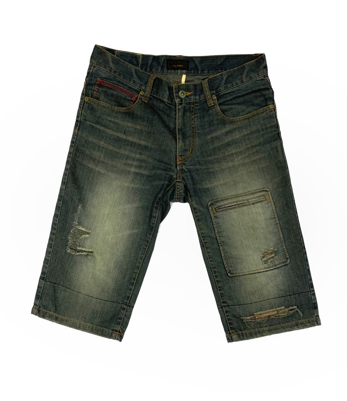 Issey Miyake × Japanese Brand × Tete Homme Tete Homme short Denim Size US 30 / EU 46 - 1 Thumbnail