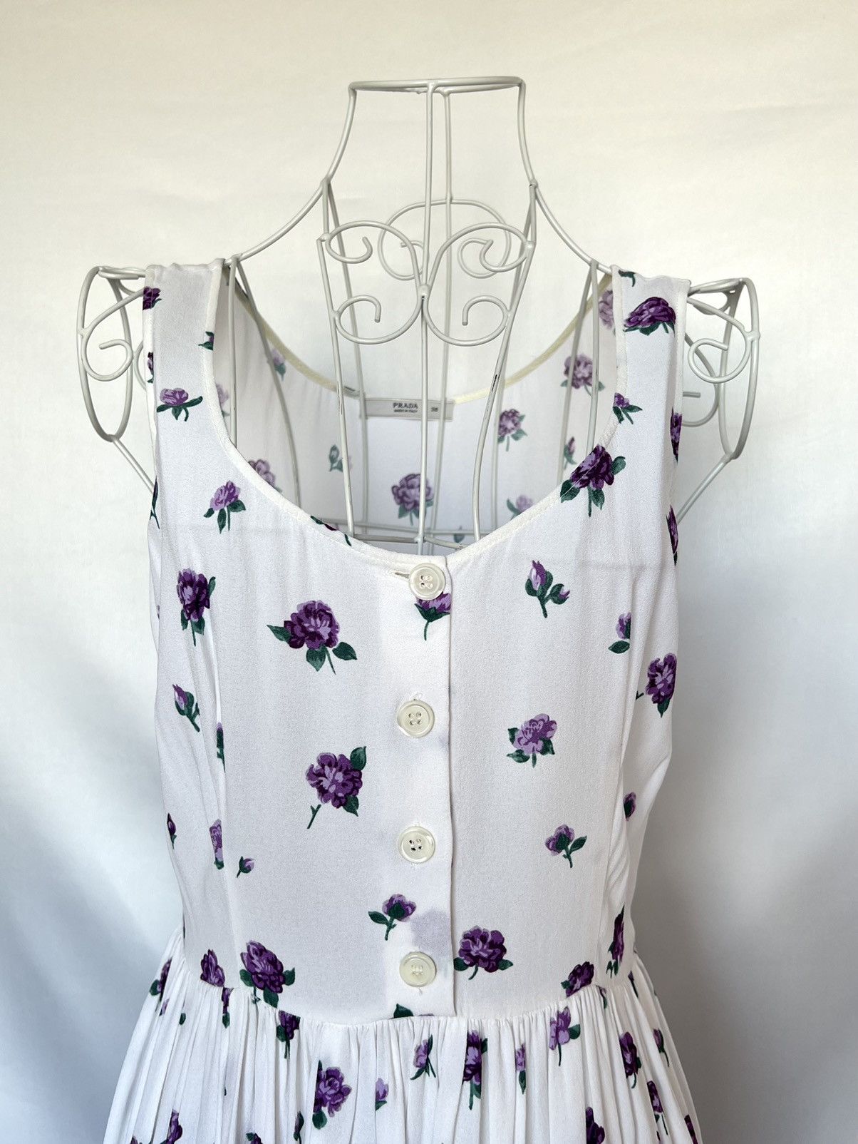 Prada prada floral vintage dress Size XS / US 0-2 / IT 36-38 - 3 Thumbnail