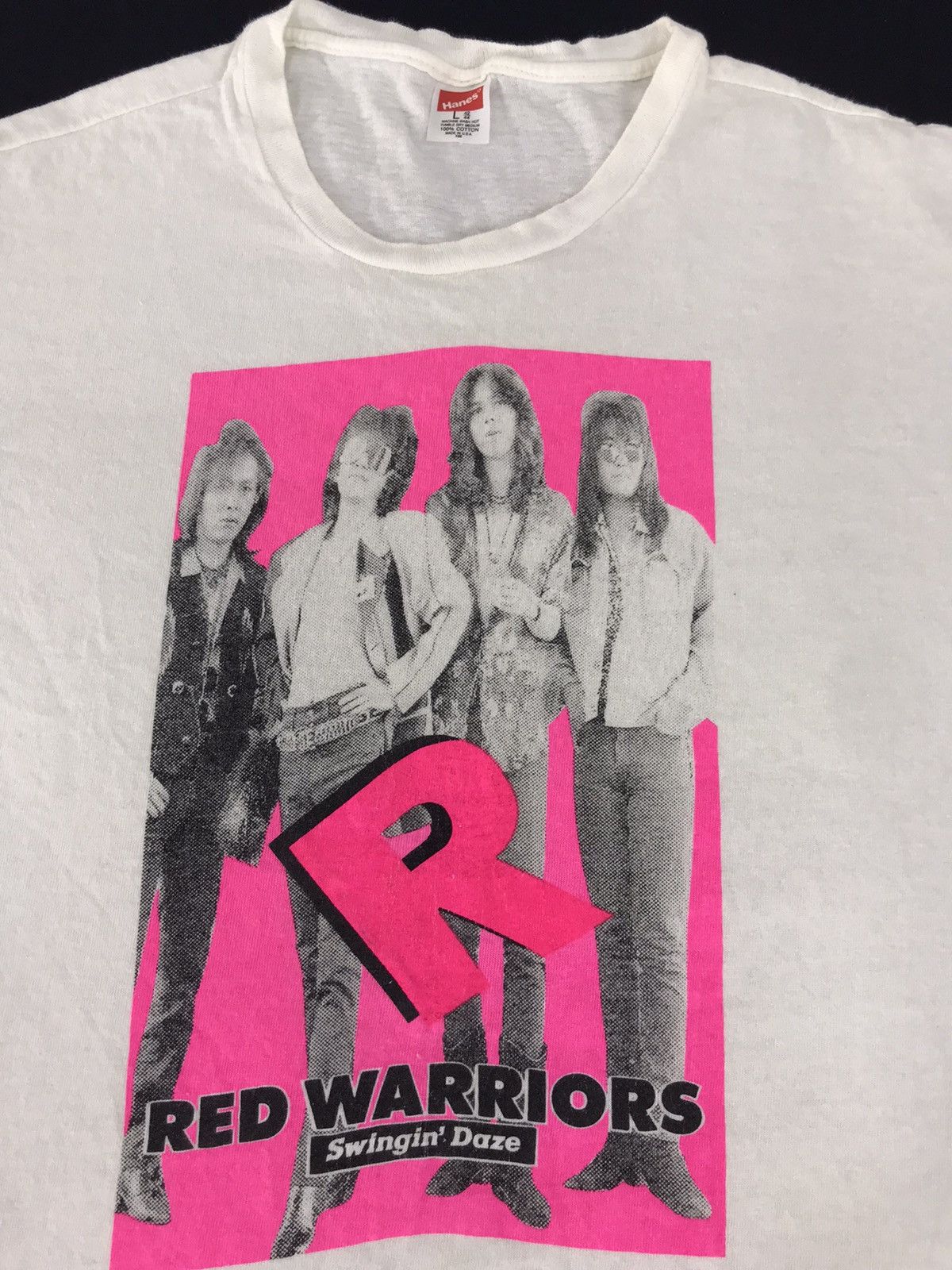 Band Tees × Japanese Brand × Vintage Vintage The Red Warrior Swingin Daze Japanese Pop Band Tee Size US L / EU 52-54 / 3 - 3 Thumbnail