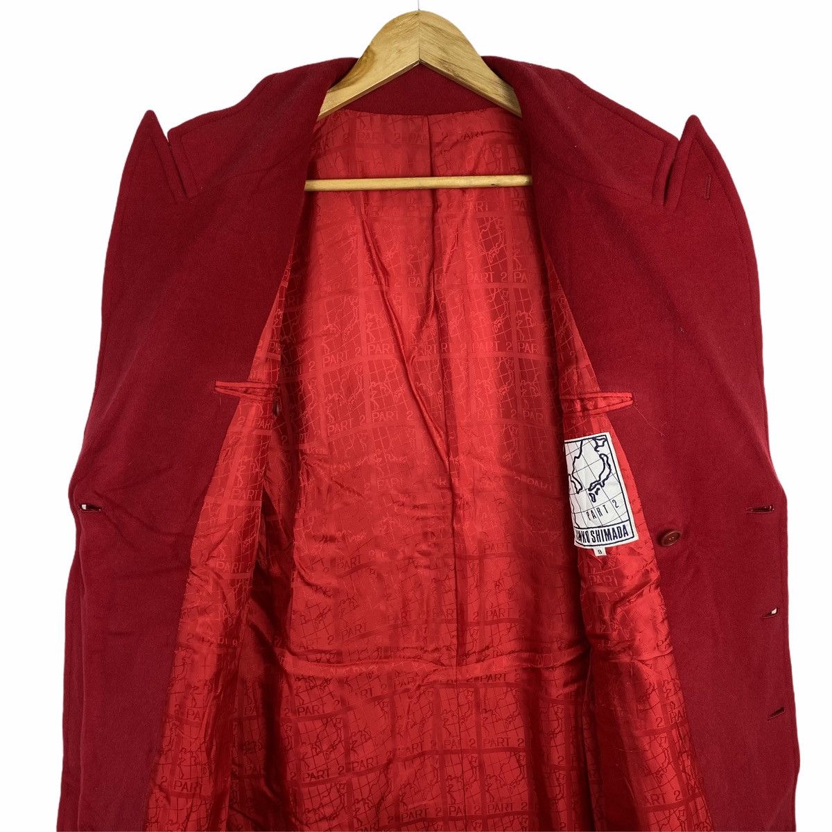 Japanese Brand × Junko Shimada VINTAGE JUNKO SHIMADA JAPANESE BRAND WOOL BLAZER COAT Size 40R - 6 Thumbnail