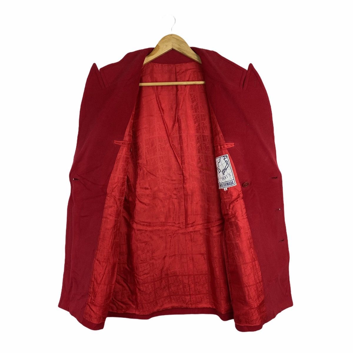 Japanese Brand × Junko Shimada VINTAGE JUNKO SHIMADA JAPANESE BRAND WOOL BLAZER COAT Size 40R - 3 Thumbnail