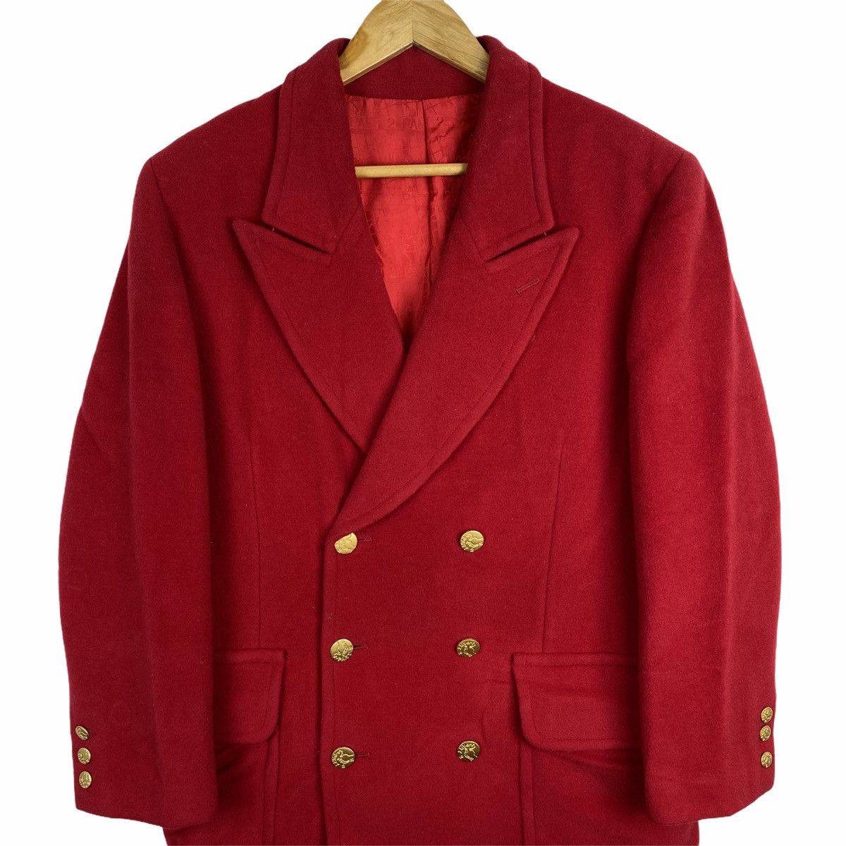 Japanese Brand × Junko Shimada VINTAGE JUNKO SHIMADA JAPANESE BRAND WOOL BLAZER COAT Size 40R - 5 Thumbnail